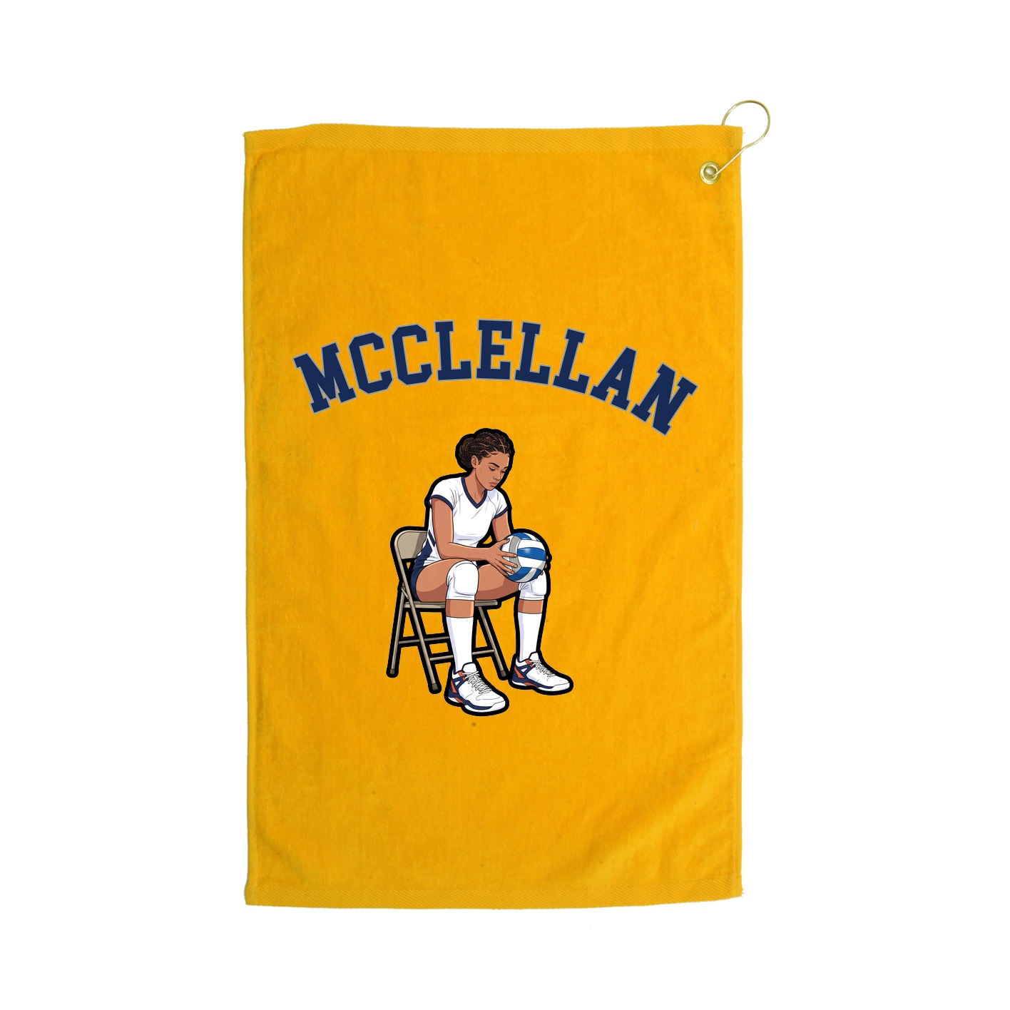 Golf Towel — Shirsey Arch in Gold