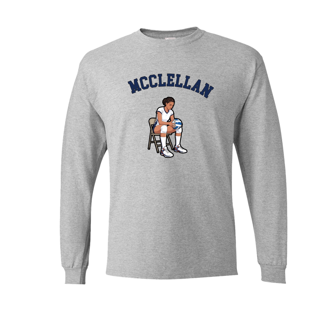 Long Sleeve Tee — Shirsey Arch in Grey