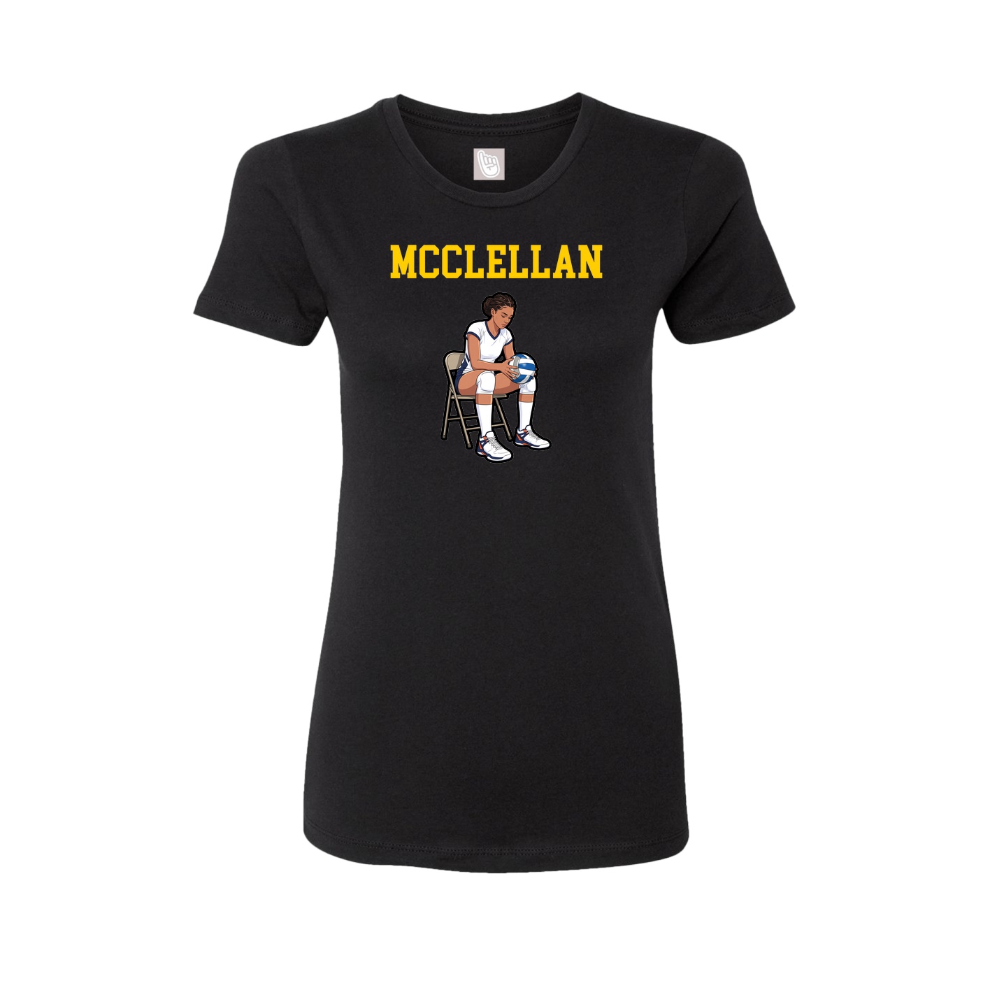 Fitted Women's Tee — Shirsey in Black