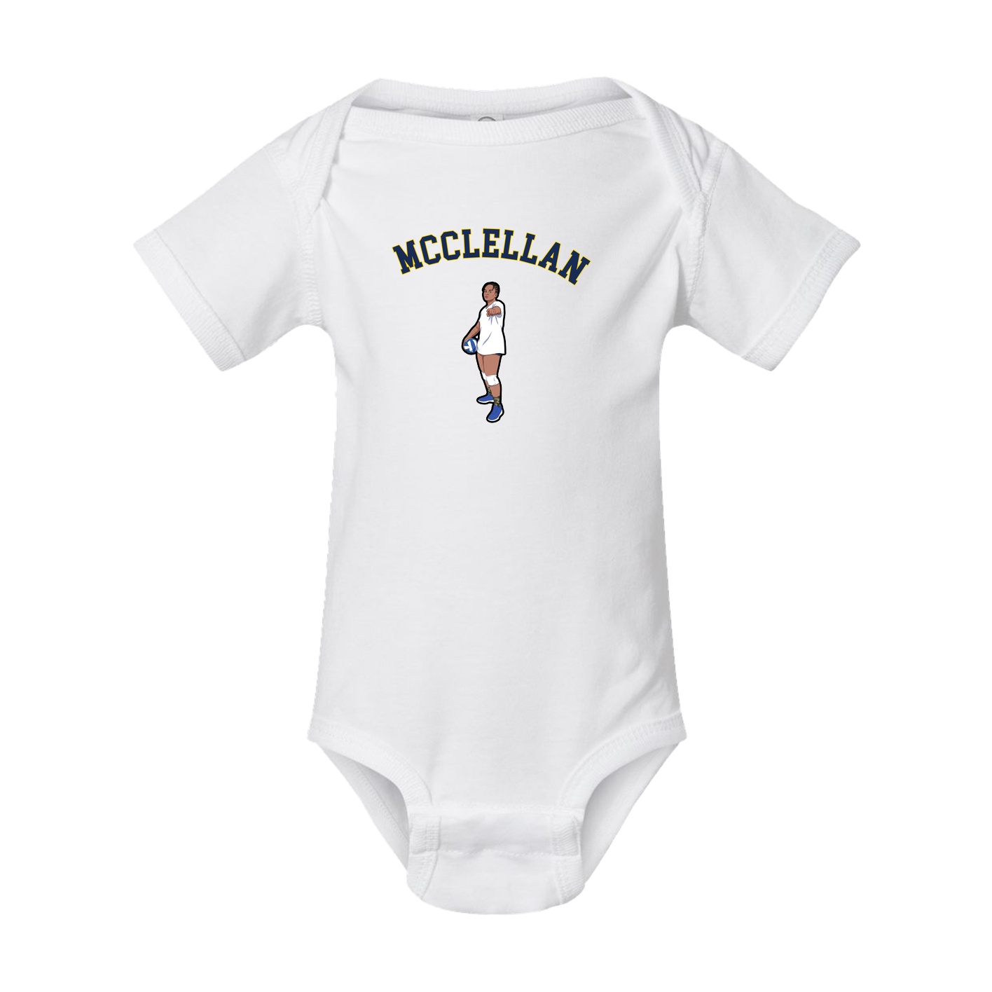 Baby Onesie — Shirsey Arch in White