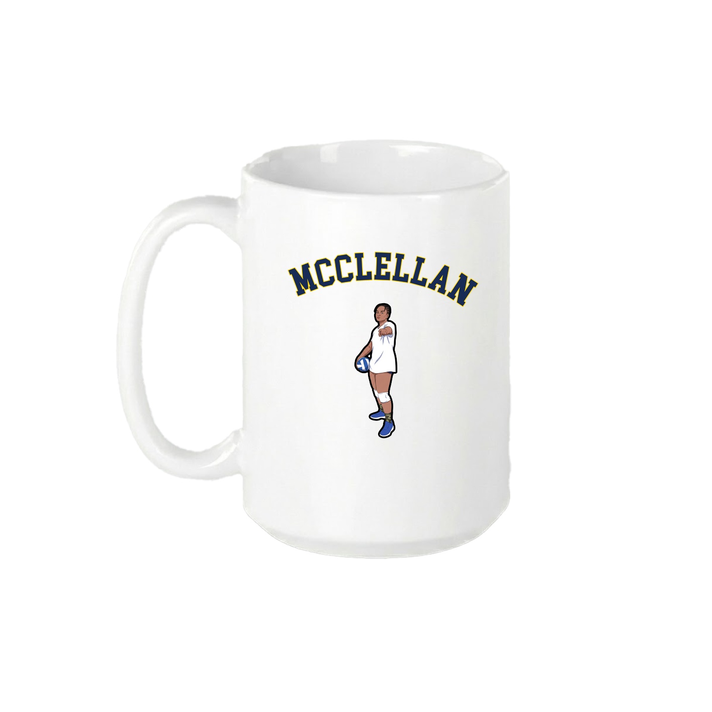 15oz Coffee Mug — Shirsey Arch in White