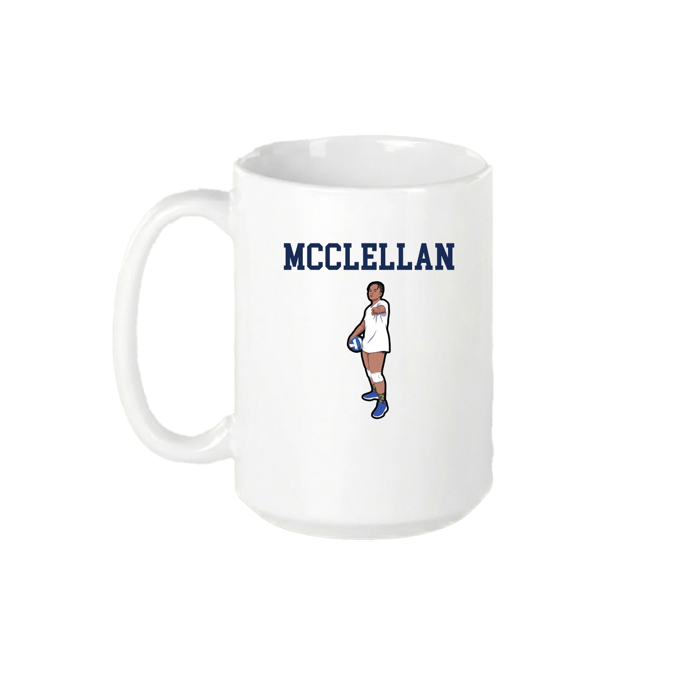 15oz Coffee Mug — Shirsey in White