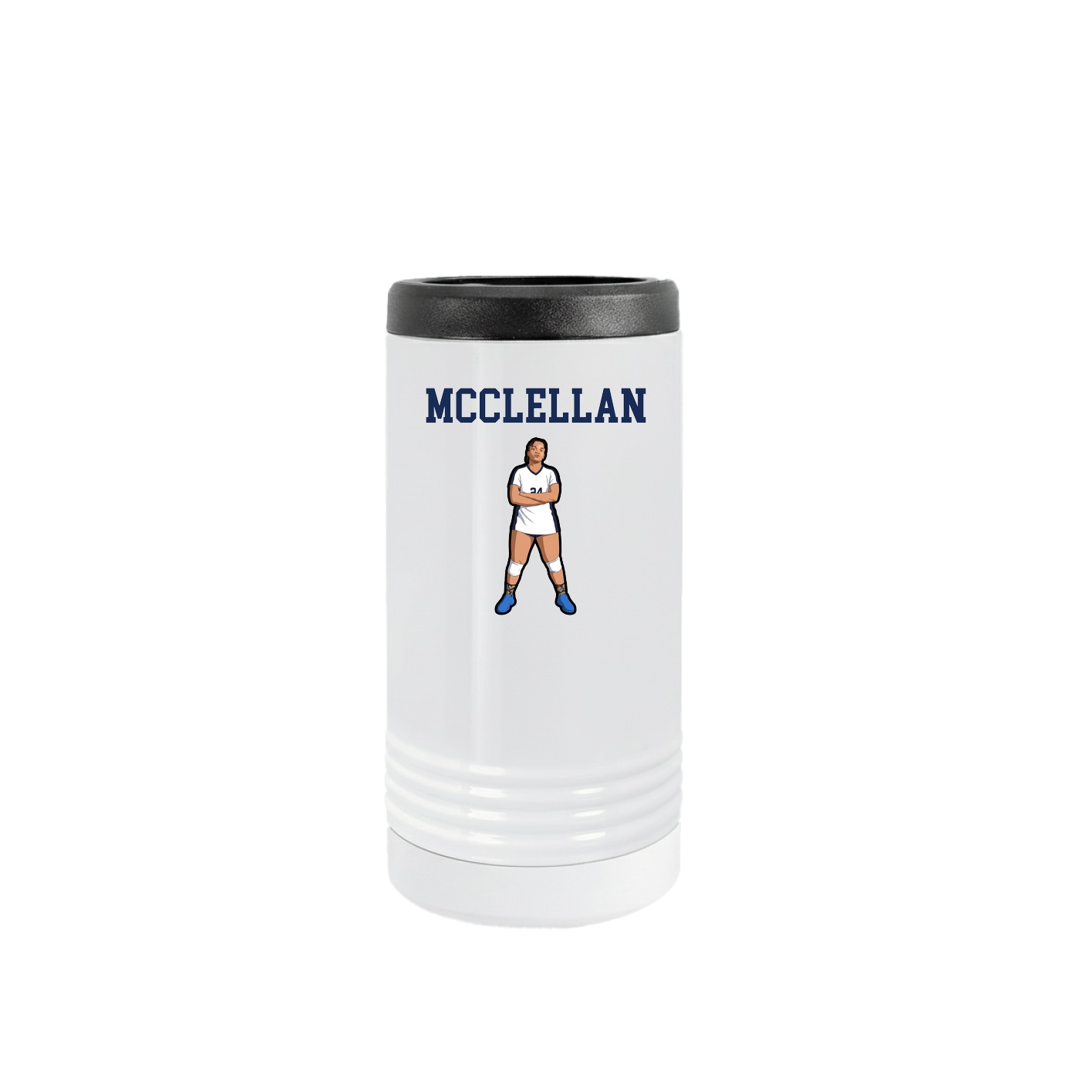 Slim Beverage Holder — Shirsey in White