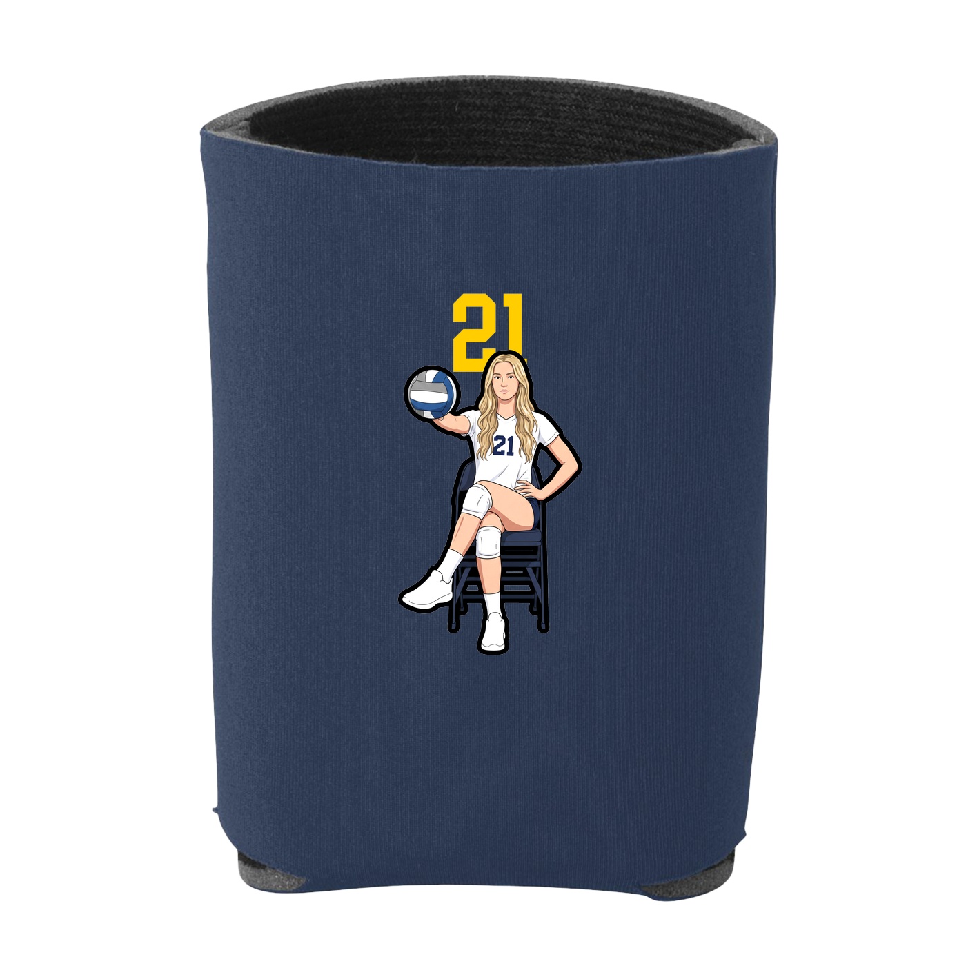 Can Holder — Number Top in Navy