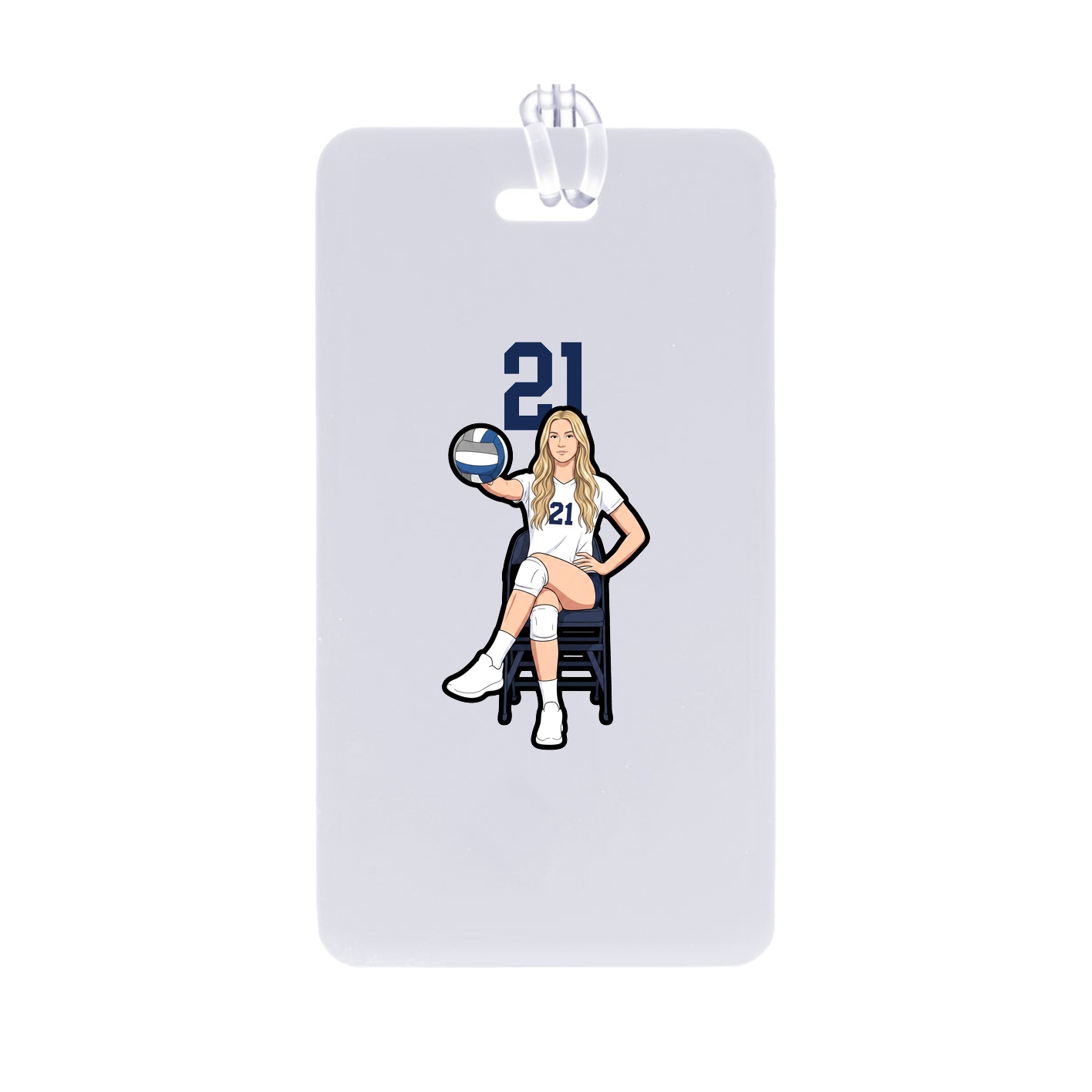 Bag Tag — Number Top in Classic