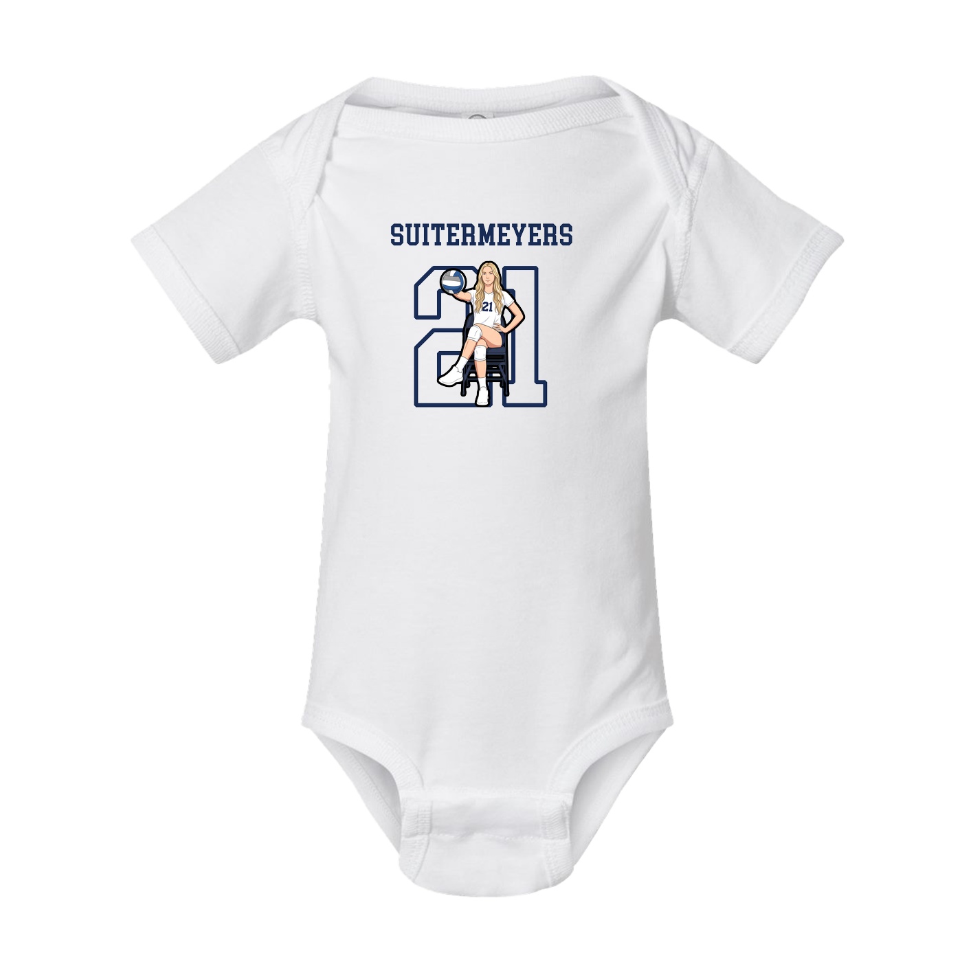 Baby Onesie — Shirsey in White