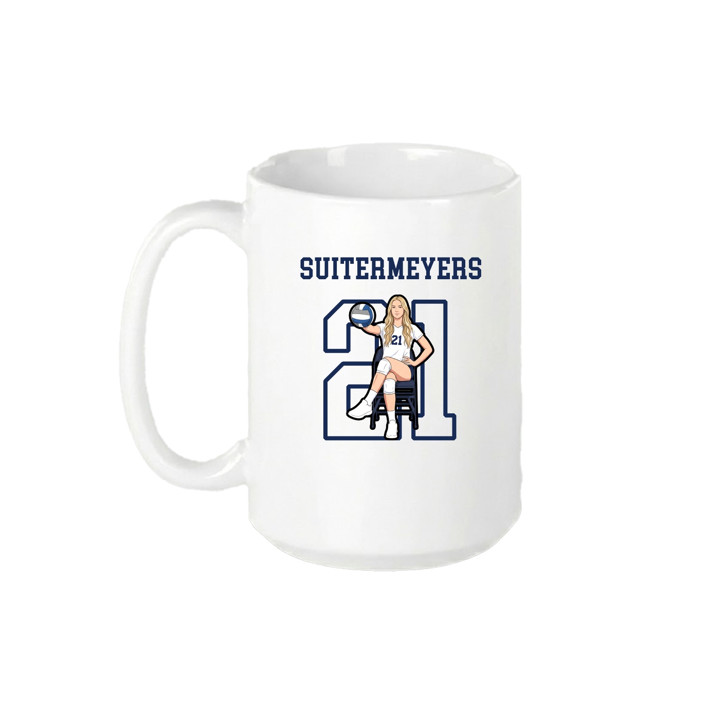 15oz Coffee Mug — Shirsey in White