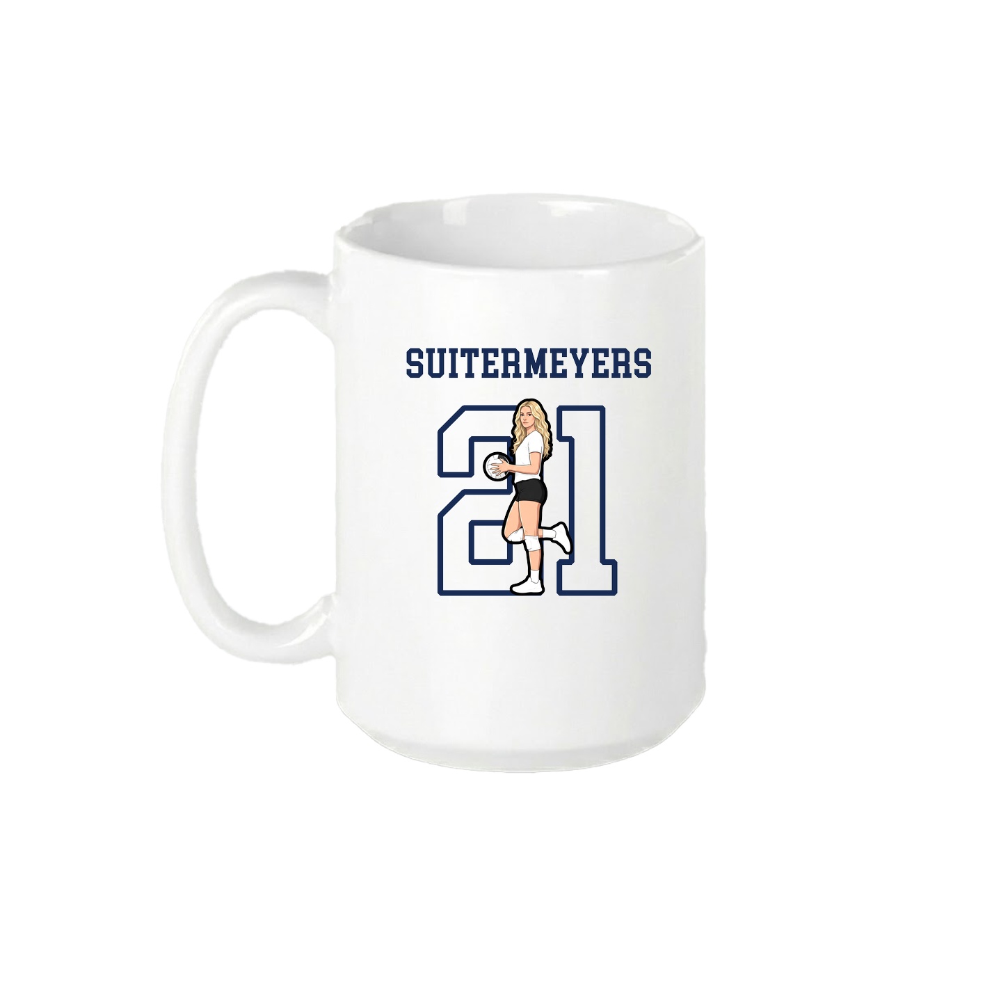 15oz Coffee Mug — Shirsey in White