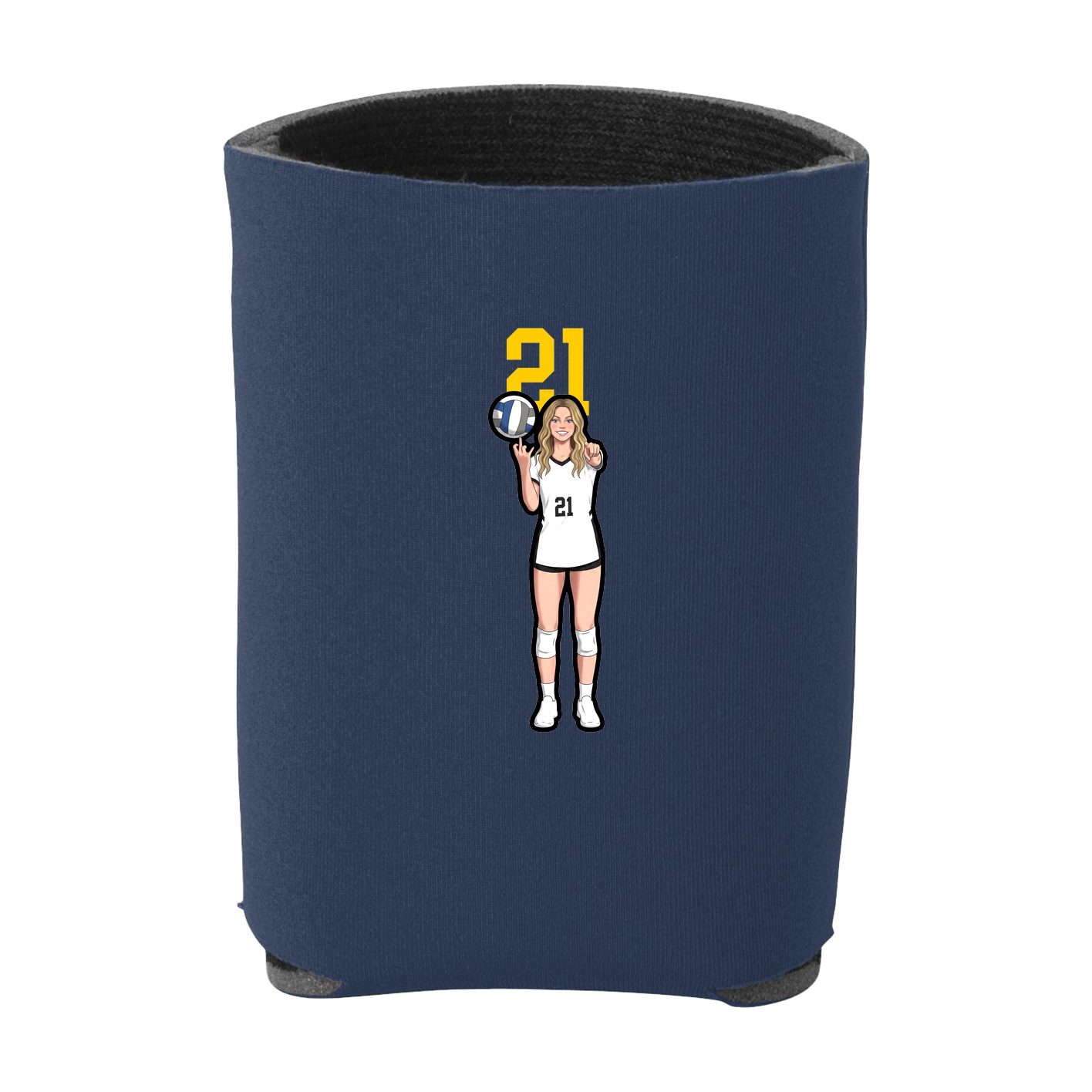 Can Holder — Number Top in Navy