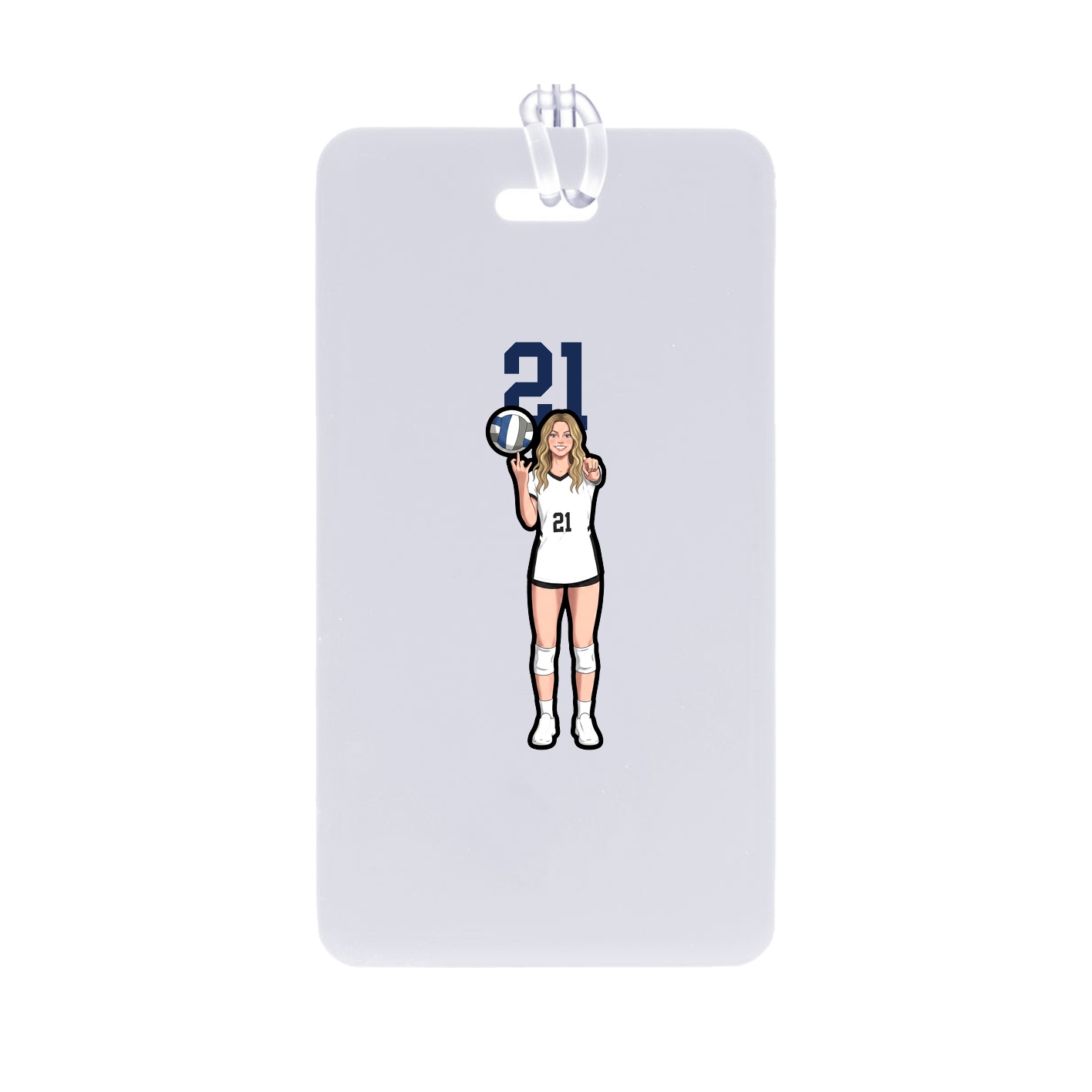 Bag Tag — Number Top in Classic