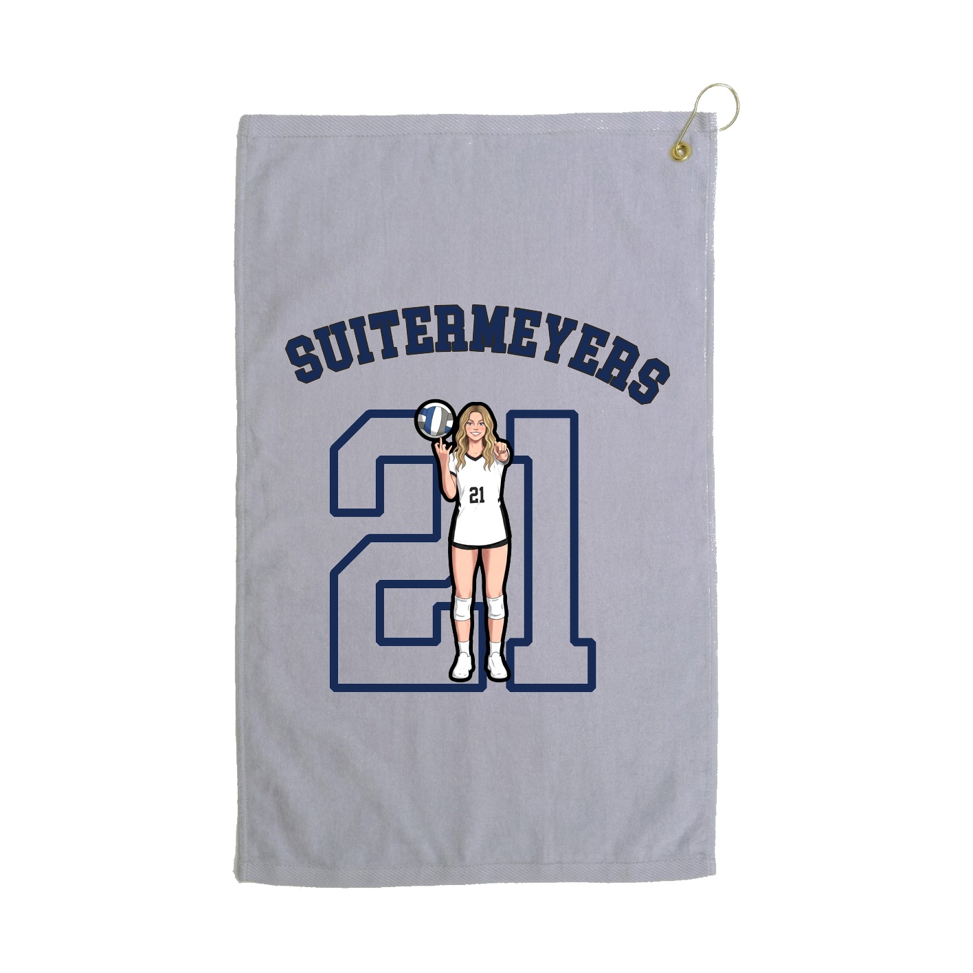 Golf Towel — Shirsey Arch in Grey
