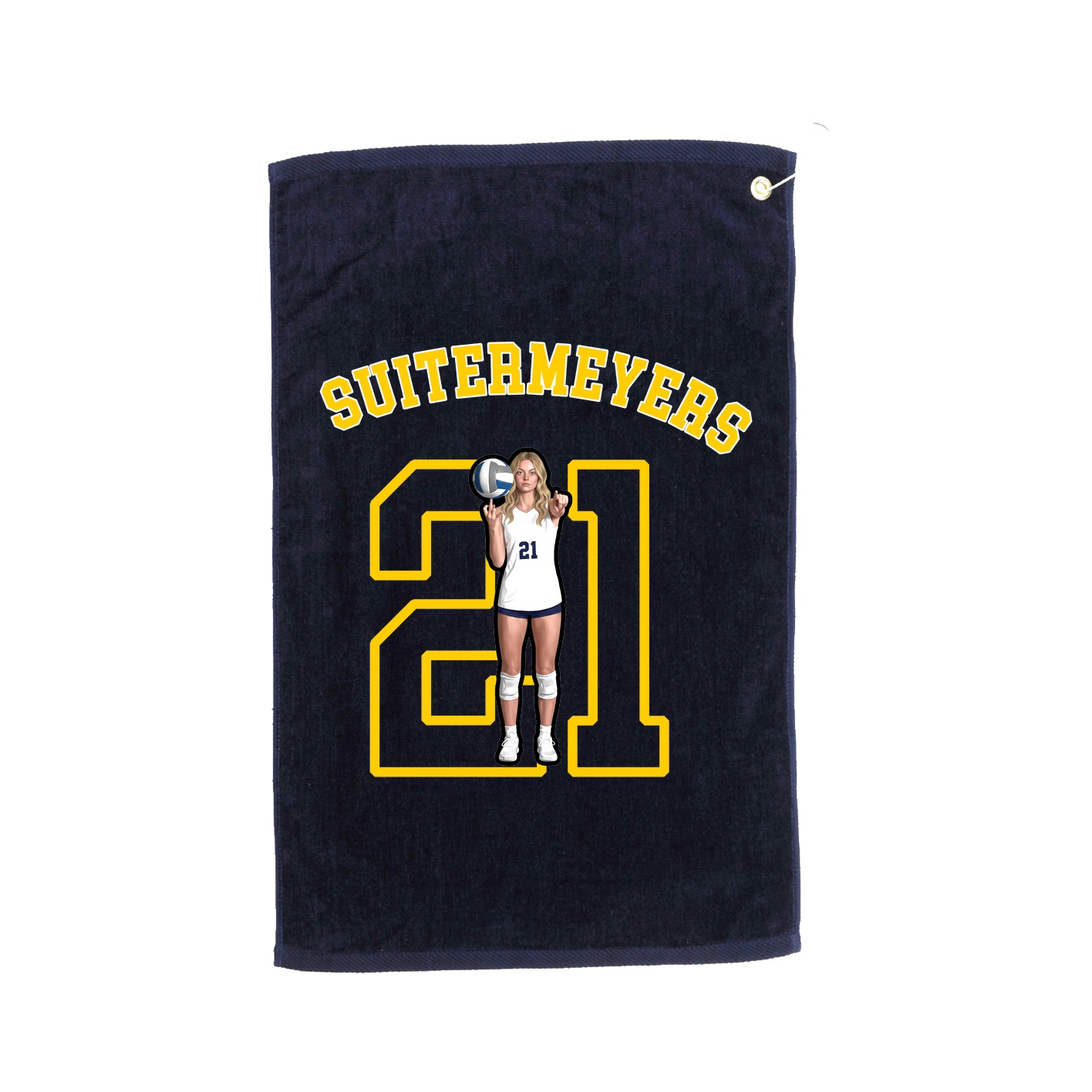 Golf Towel — Shirsey Arch in Navy