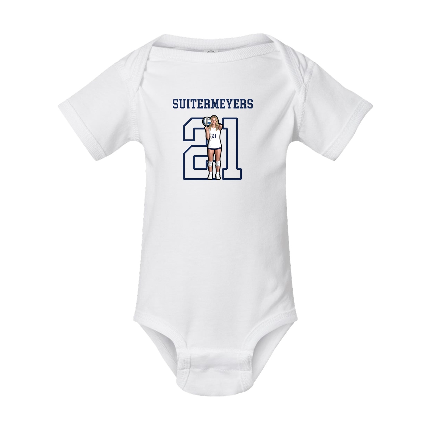 Baby Onesie — Shirsey in White
