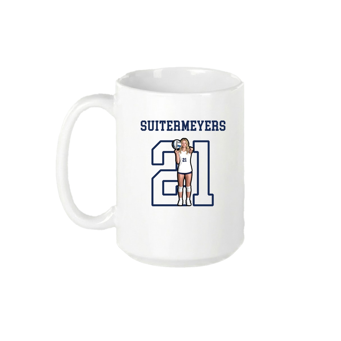 15oz Coffee Mug — Shirsey in White