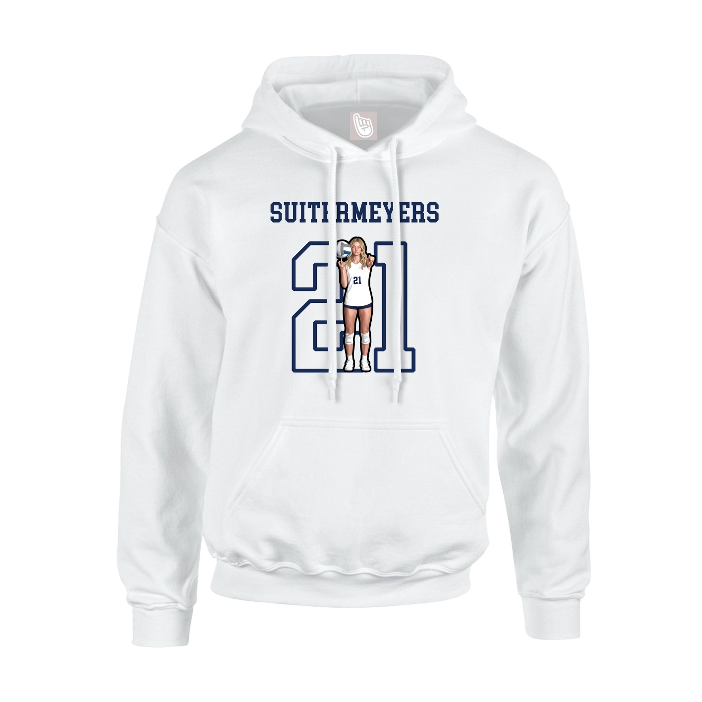 Youth Hoodie — Shirsey in White