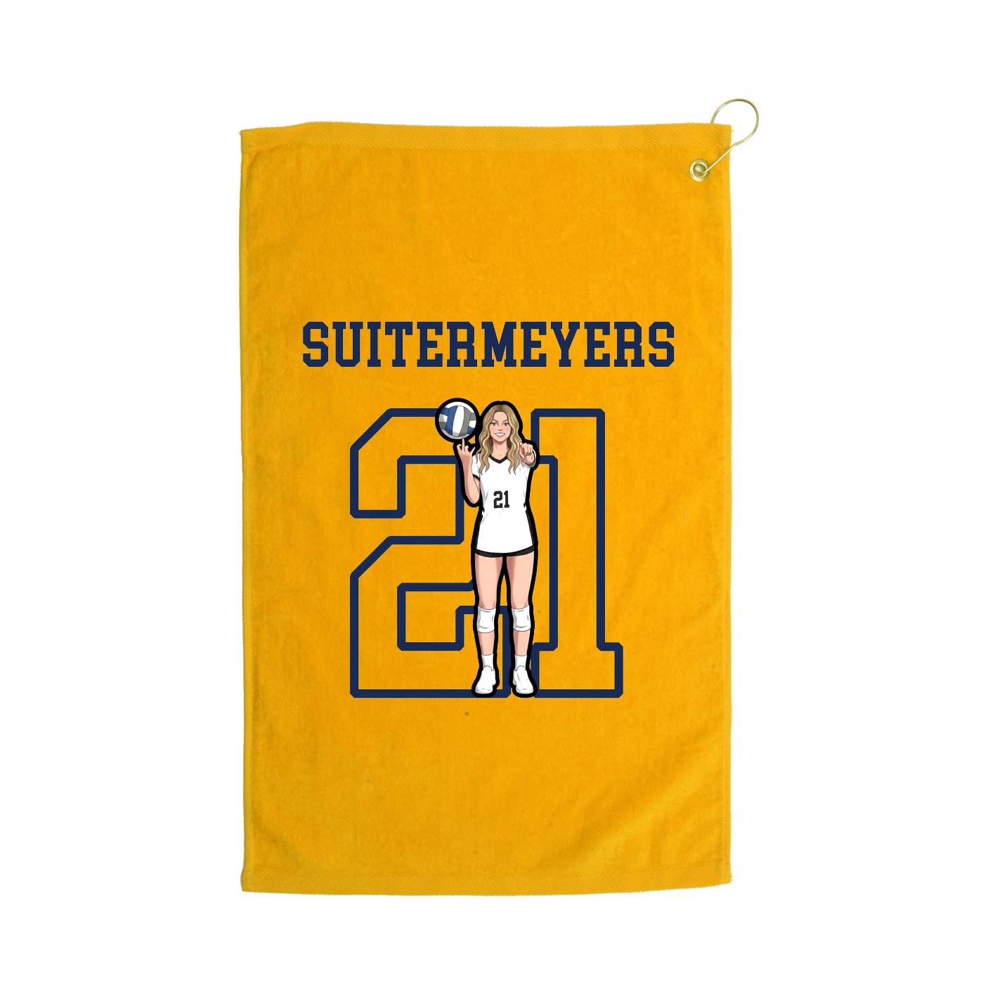 Golf Towel — Shirsey in Gold