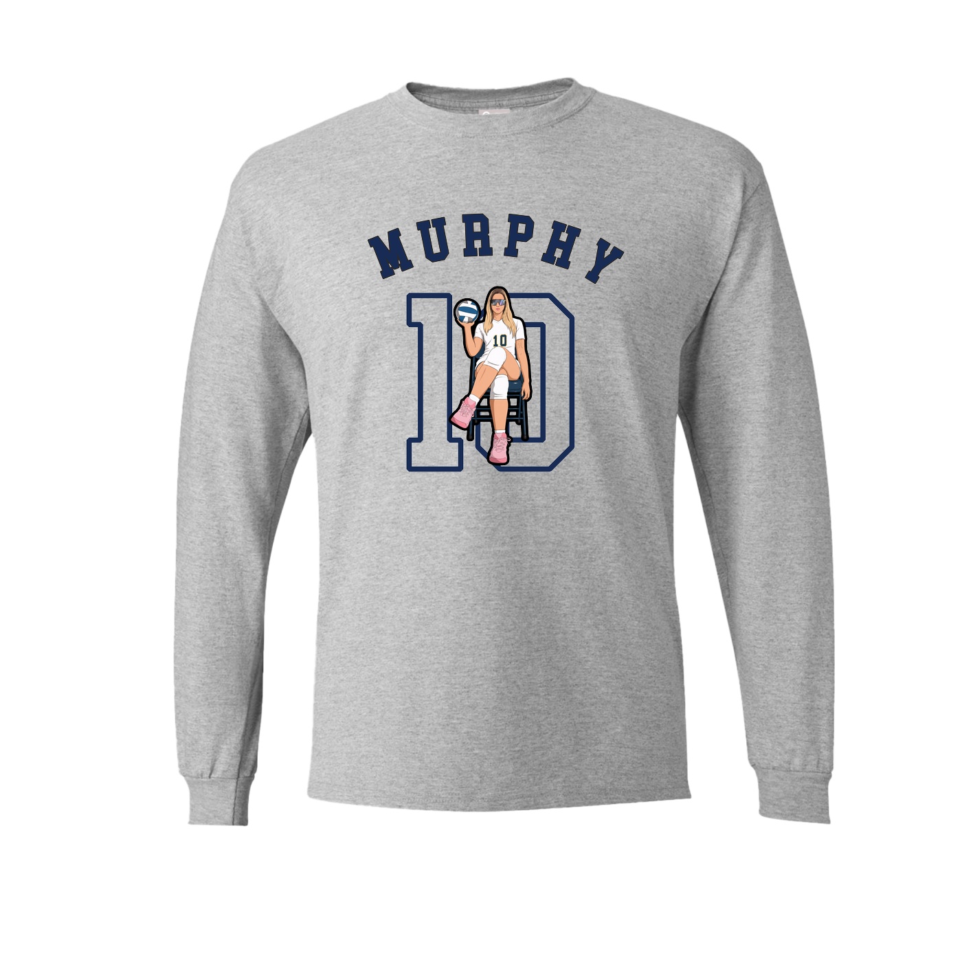 Long Sleeve Tee — Shirsey Arch in Grey