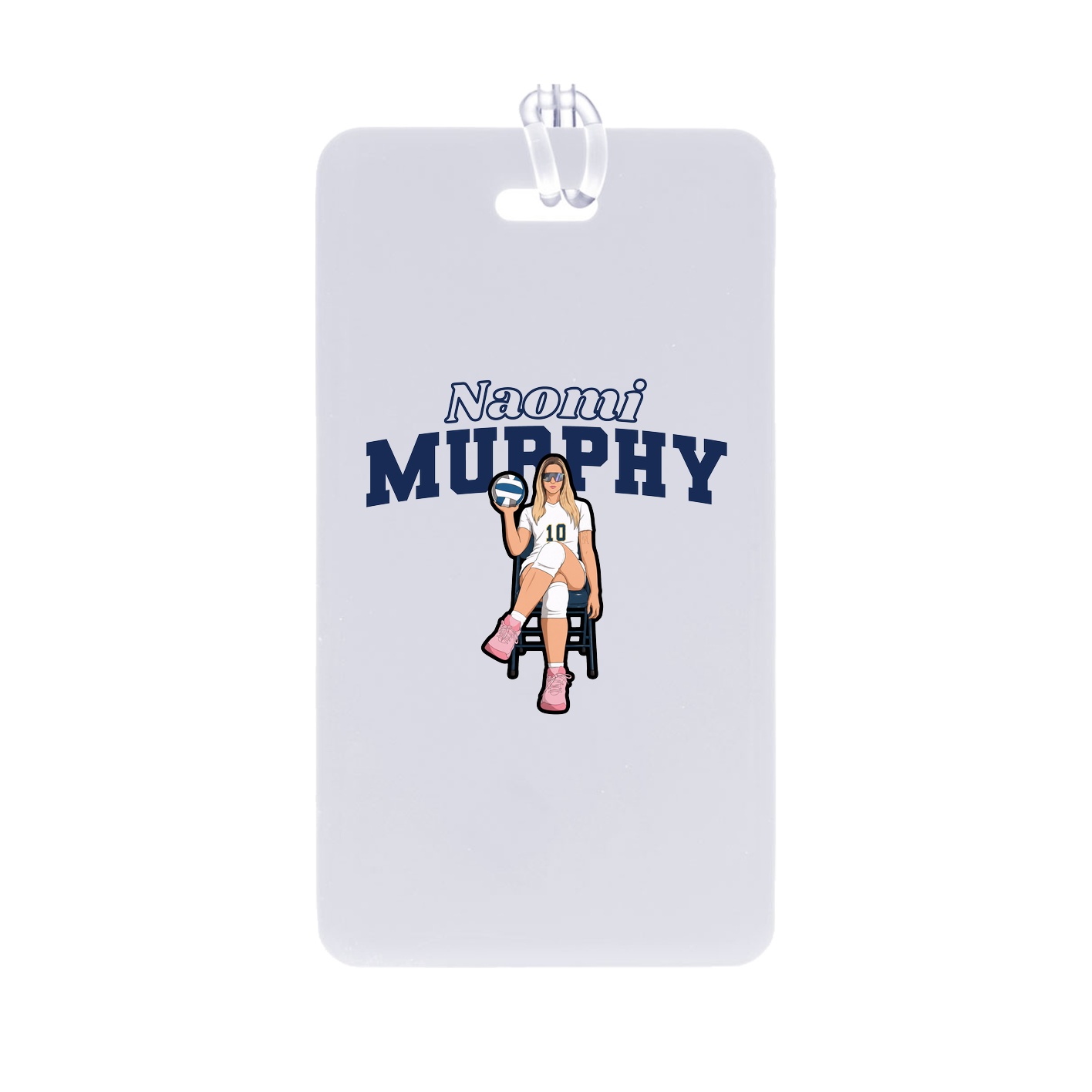 Bag Tag — Name Arch in Classic