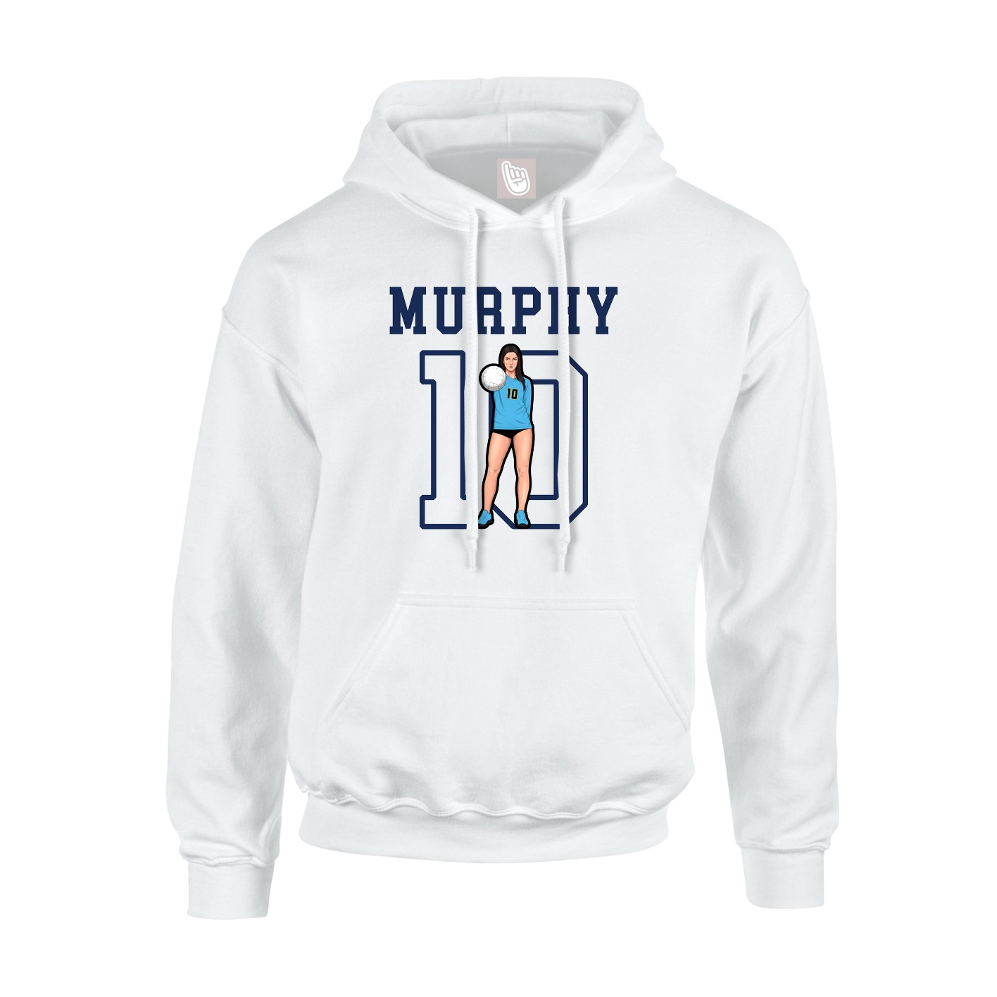 Hoodie — Shirsey in White