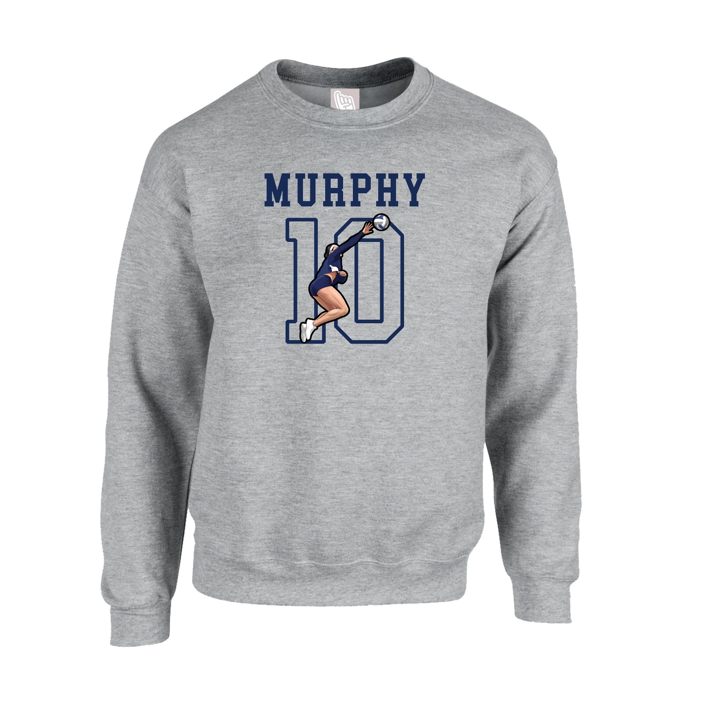 Fleece Crew — Shirsey in Grey