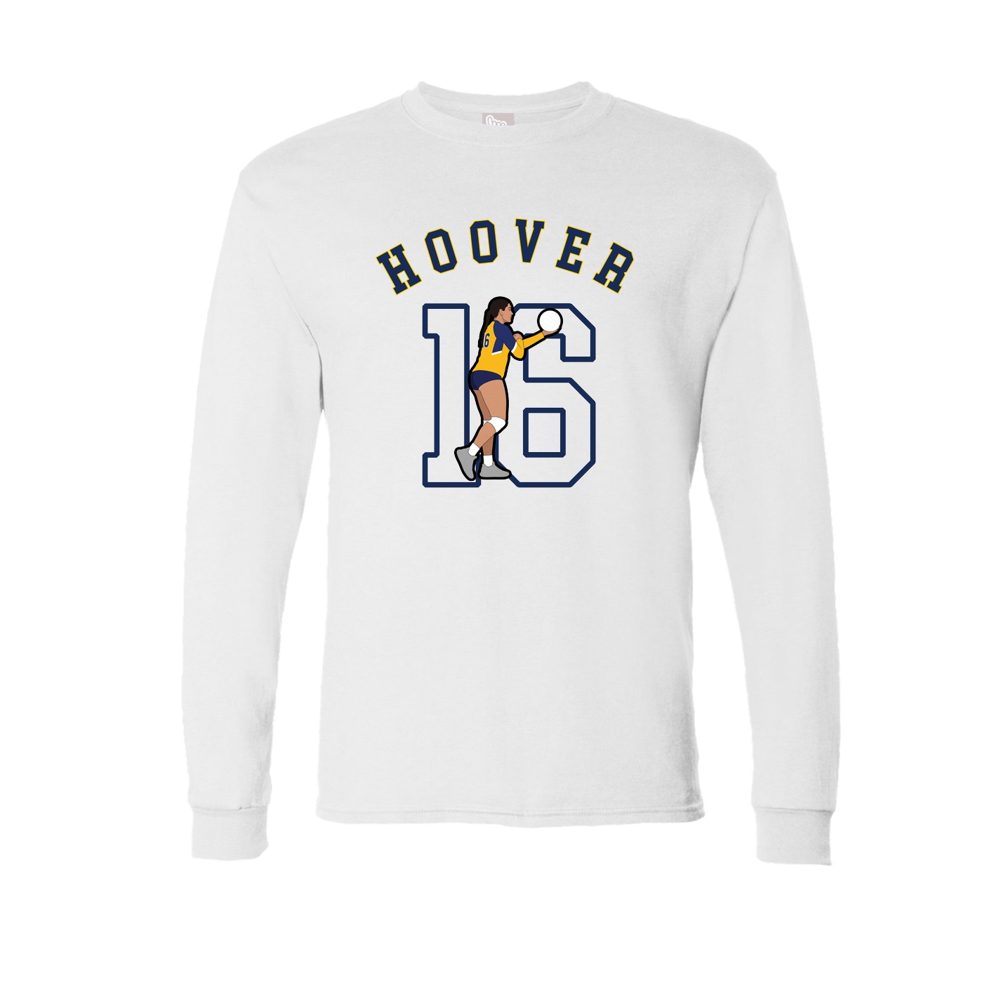 Long Sleeve Tee — Shirsey Arch in White