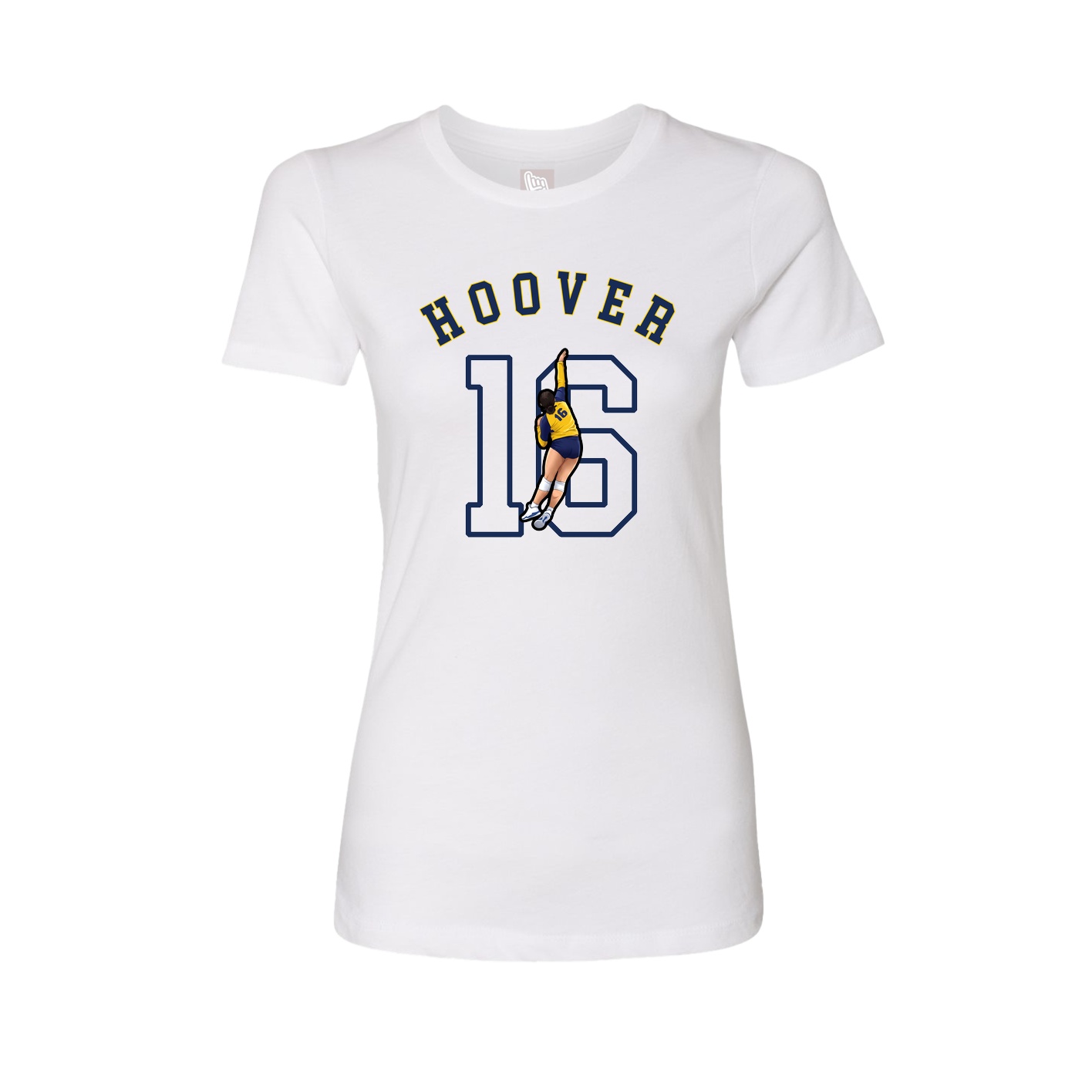 Fitted Women's Tee — Shirsey Arch in White