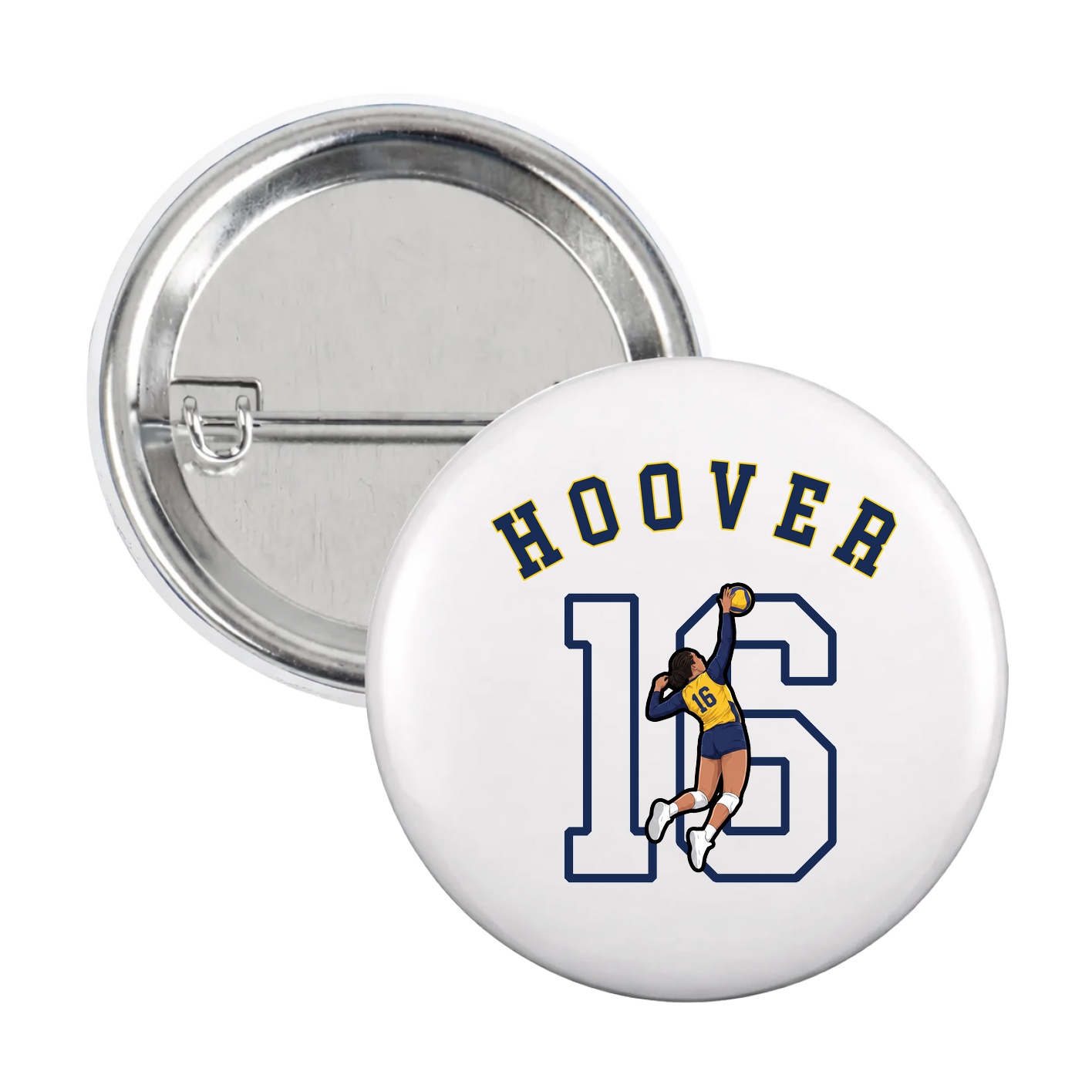 Game Day Button — Shirsey Arch in White