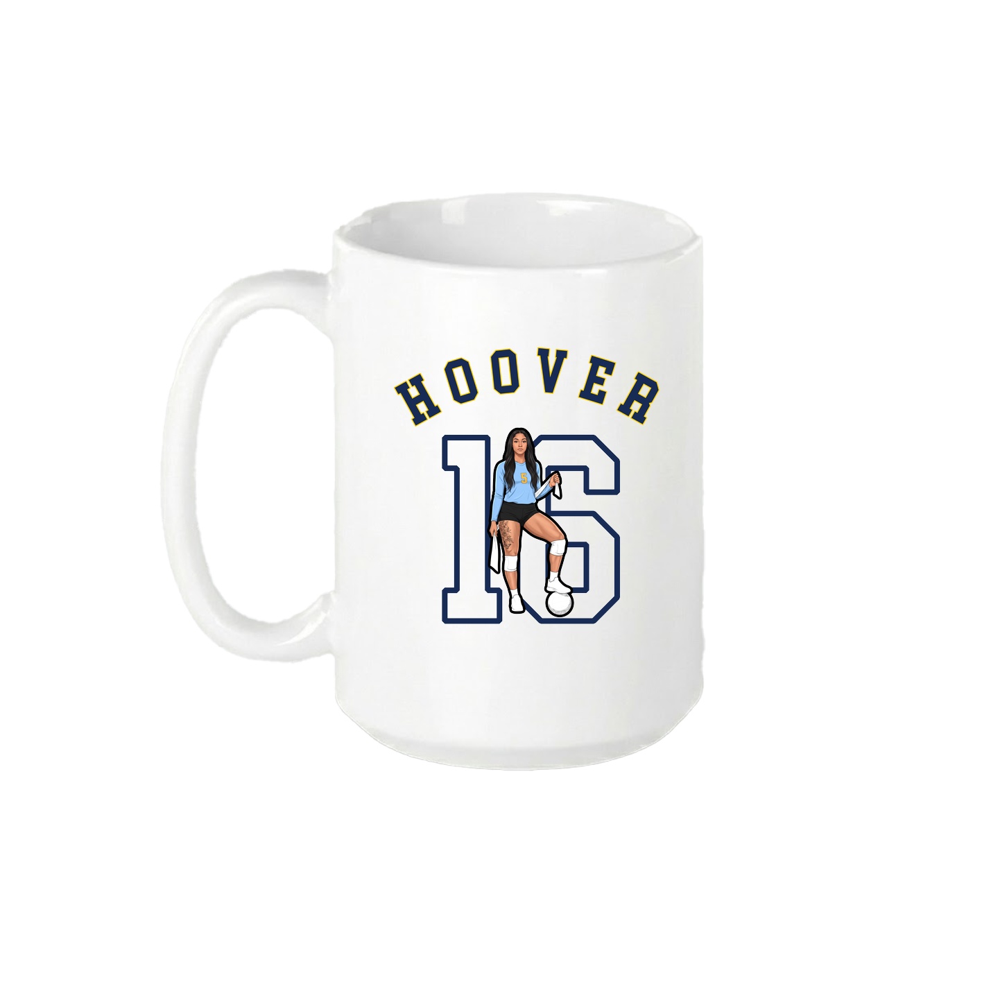 15oz Coffee Mug — Shirsey Arch in White