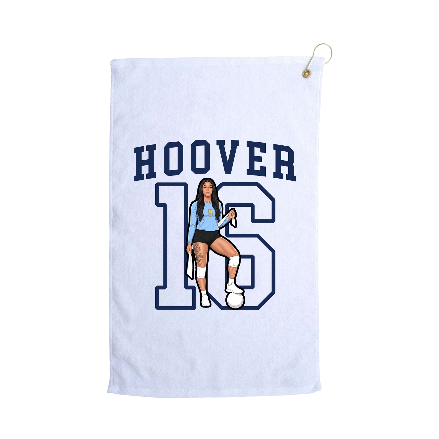 Golf Towel — Shirsey in White