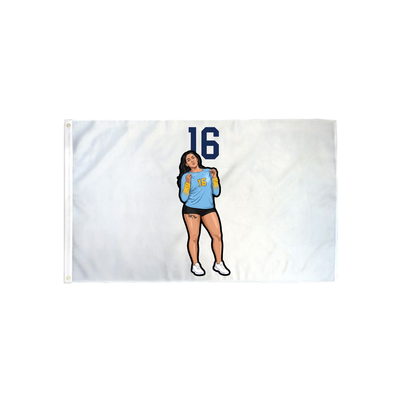 3x5 Flag — Number Top in Classic