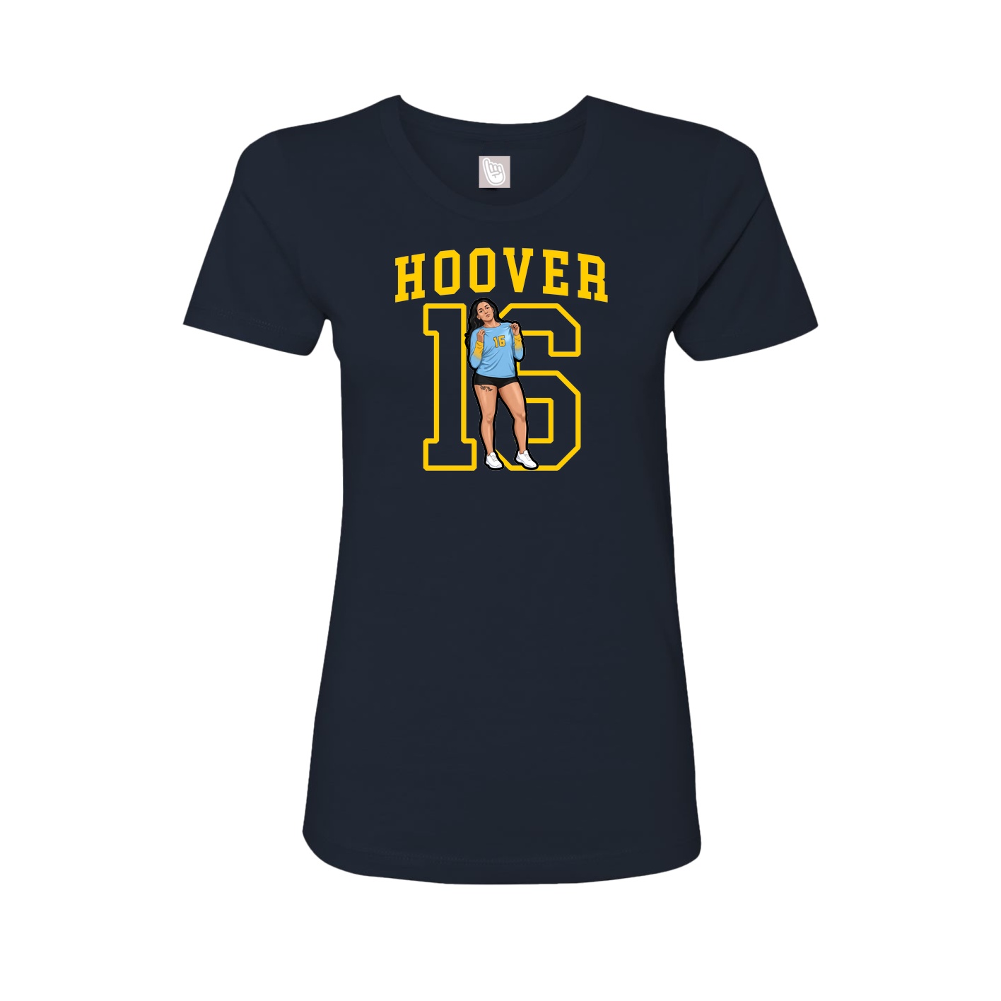 Fitted Women's Tee — Shirsey in Navy