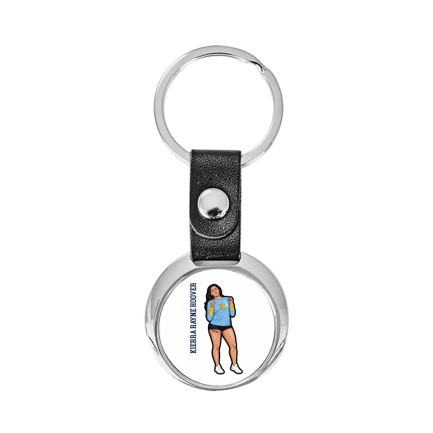 Key Chain — Name Vertical in Classic