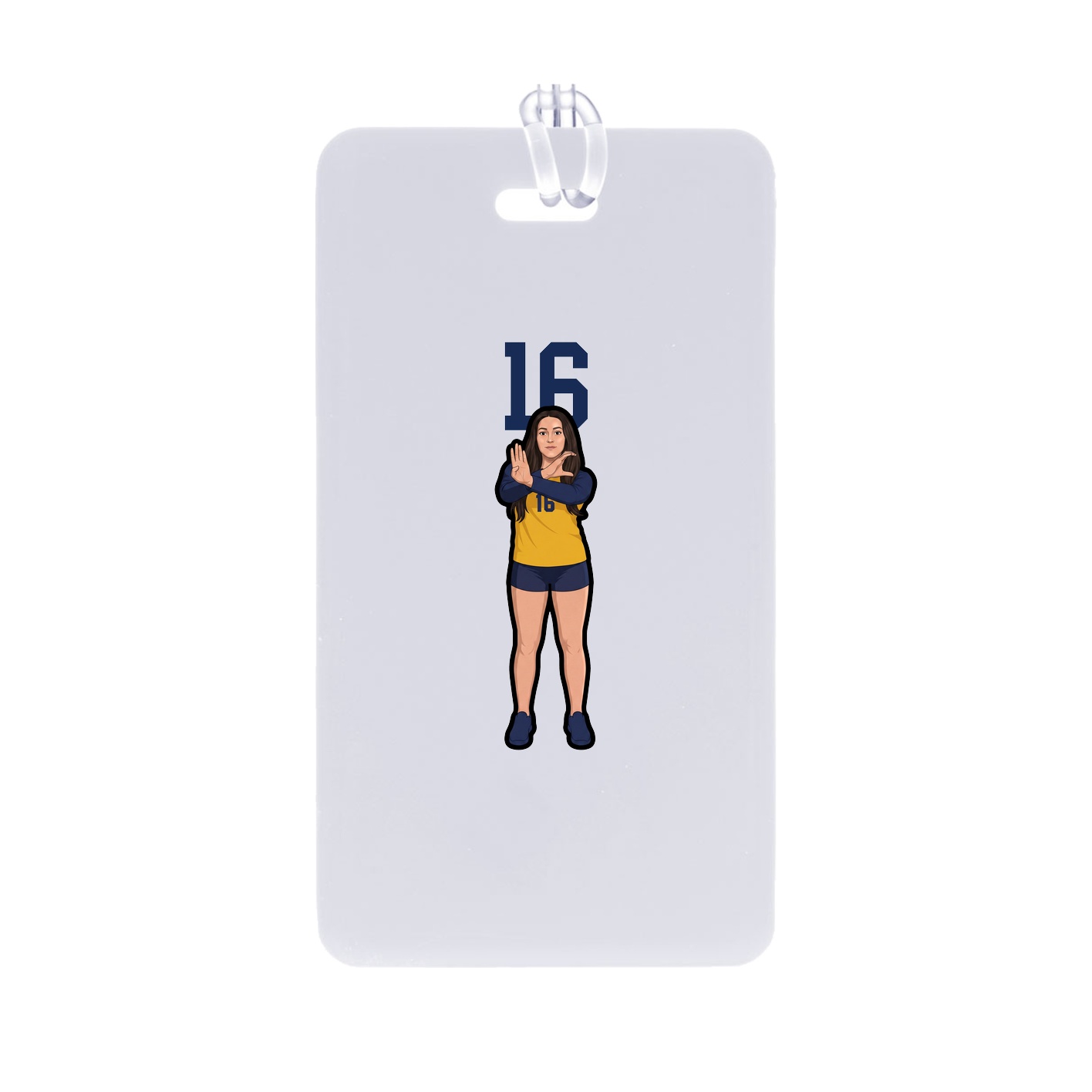 Bag Tag — Number Top in Classic