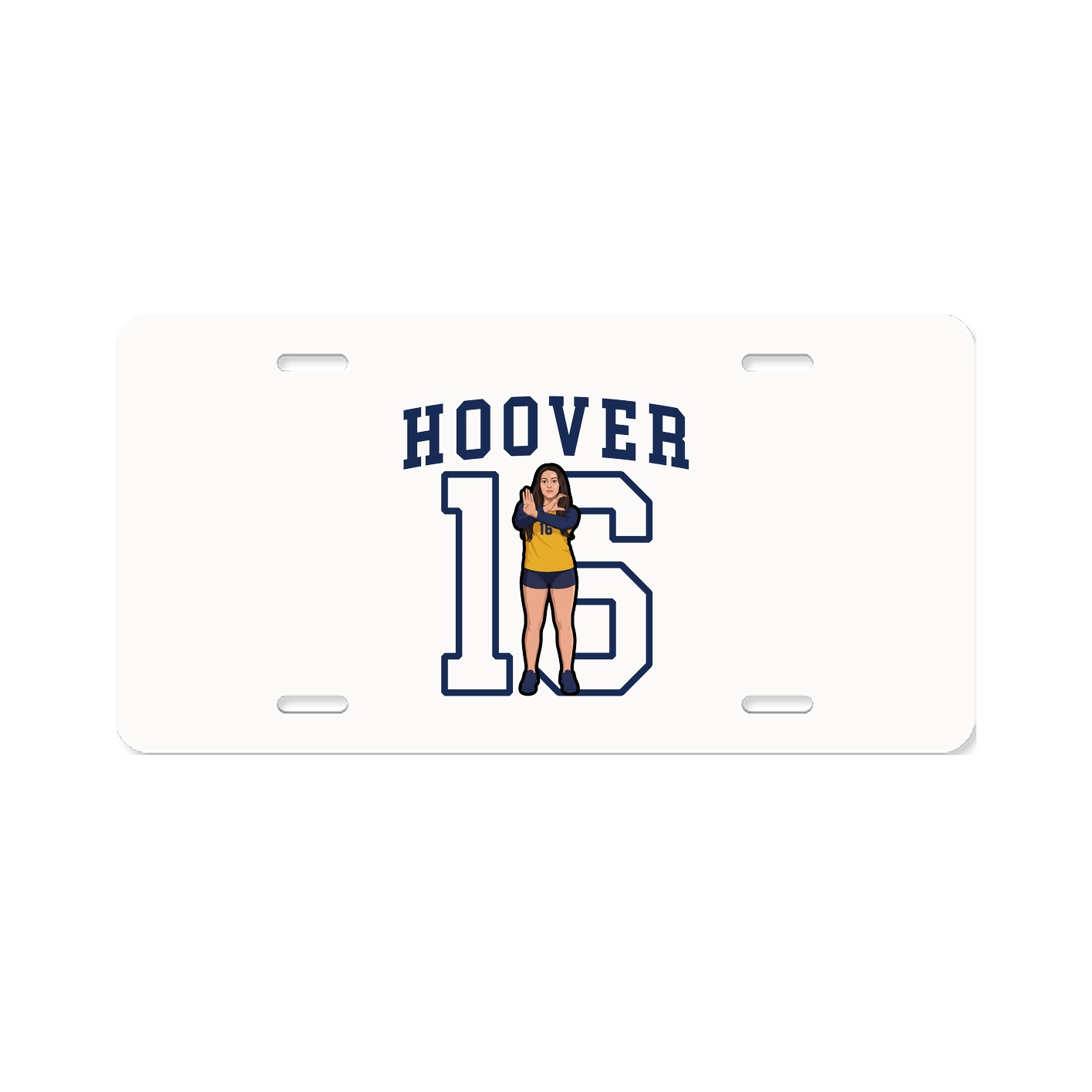 License Plate — Shirsey in Classic