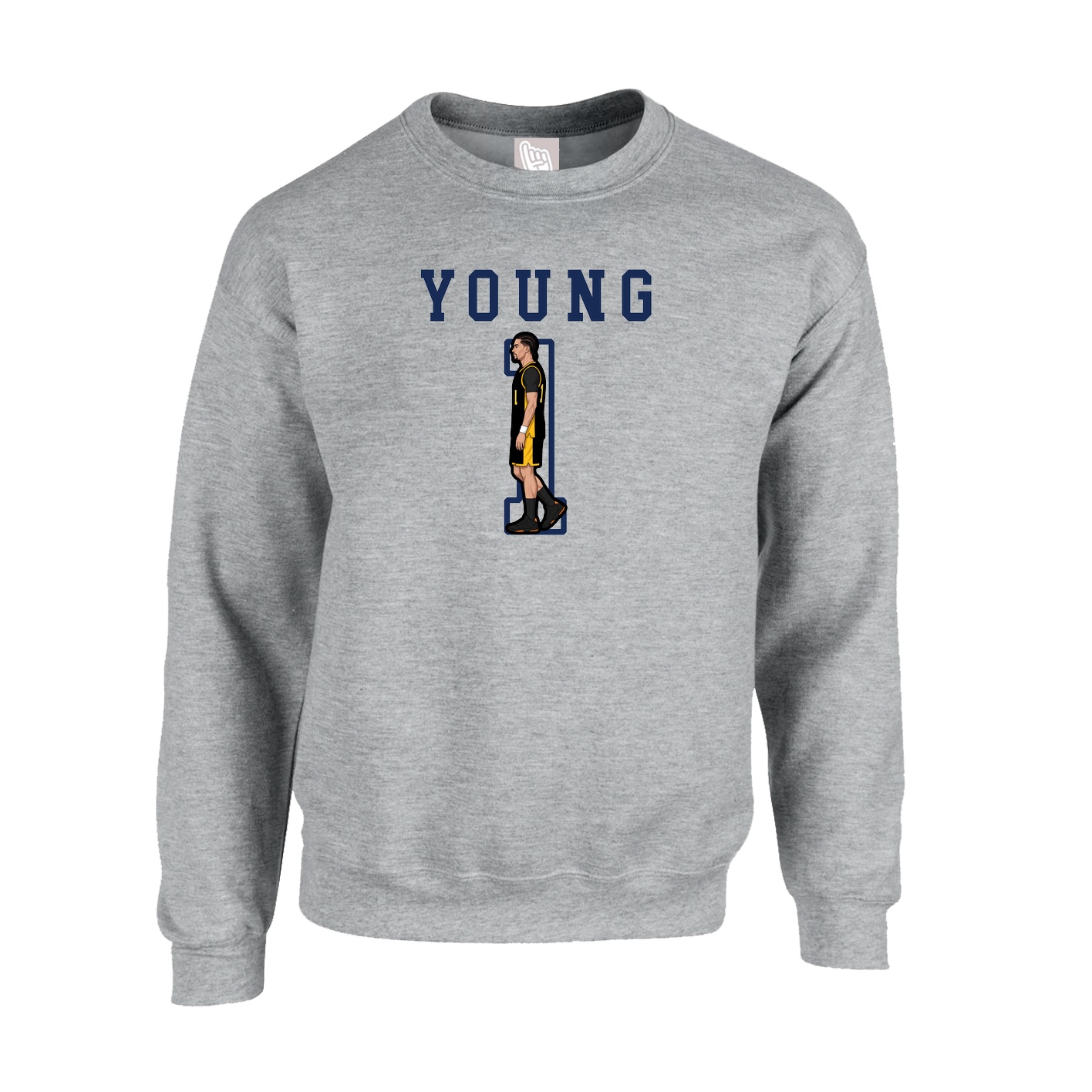 Fleece Crew — Shirsey in Grey