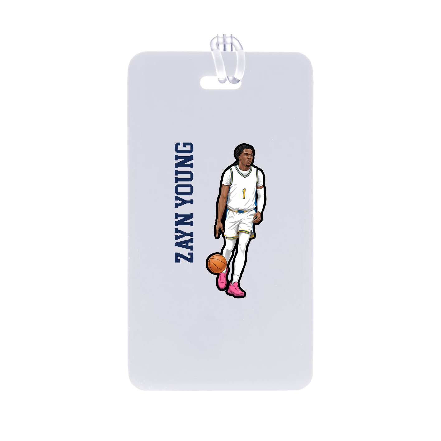 Bag Tag — Name Vertical in Classic