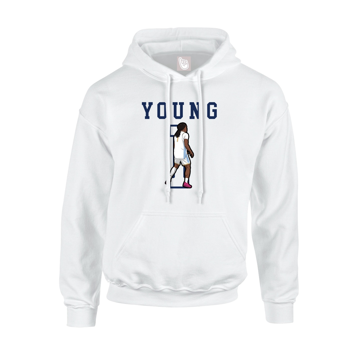 Youth Hoodie — Shirsey in White