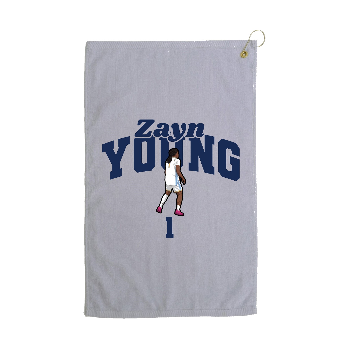 Golf Towel — Signature Arch in Grey