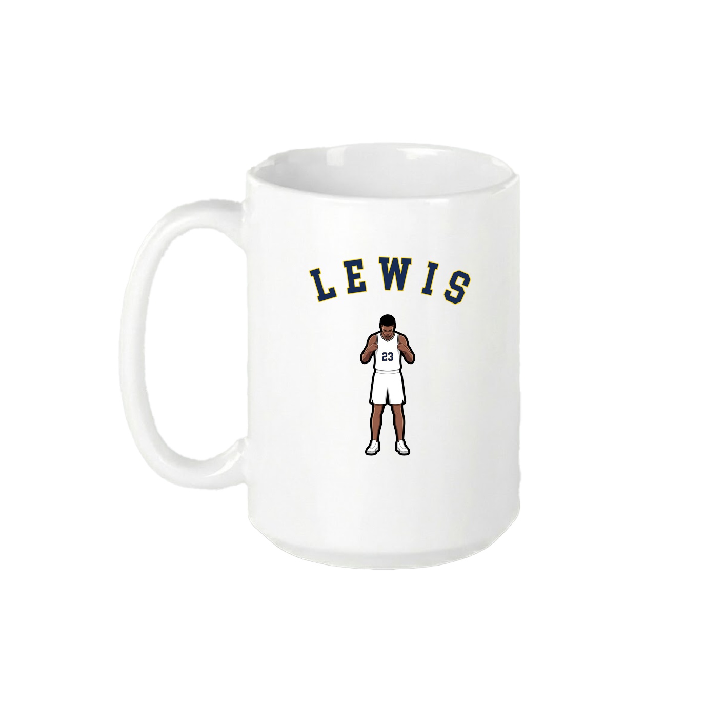 15oz Coffee Mug — Shirsey Arch in White