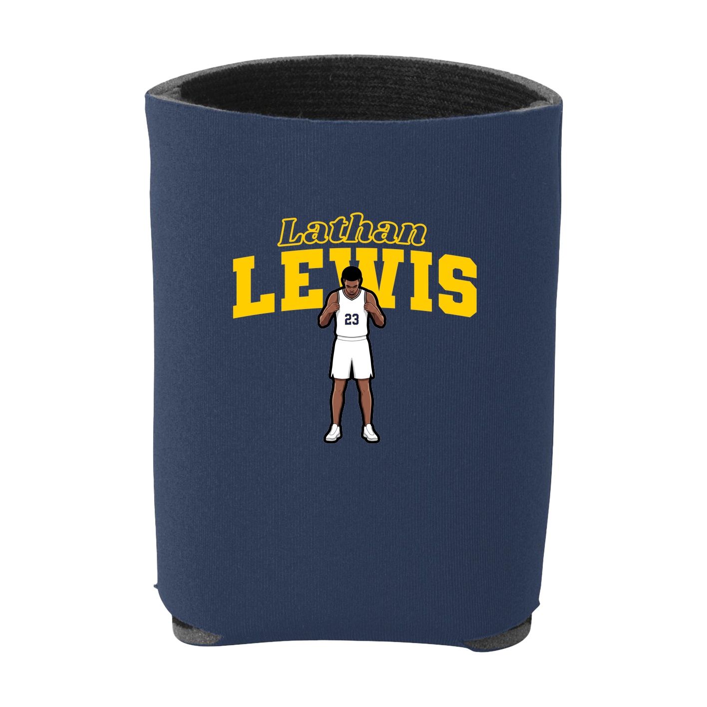 Can Holder — Name Arch in Navy