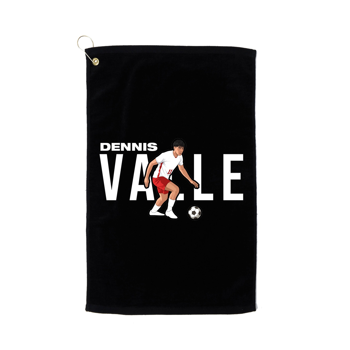 Golf Towel — Player Name in Black