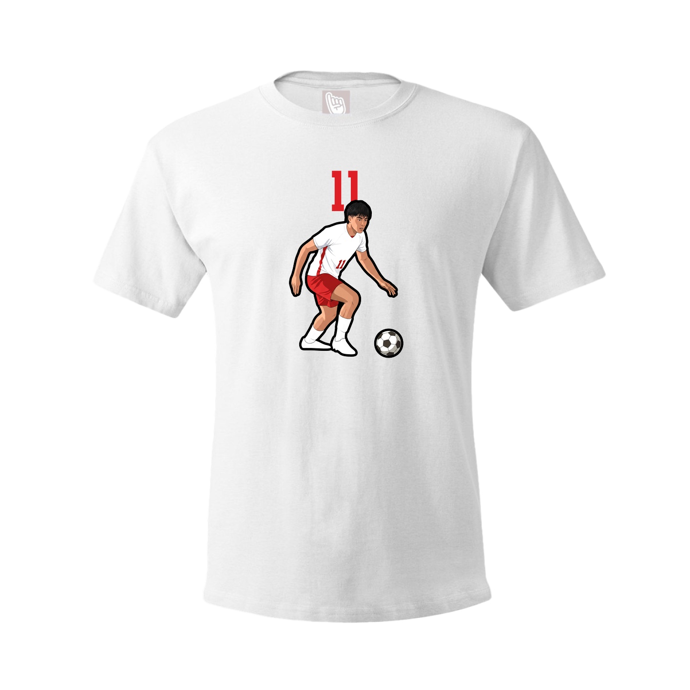 Tee — Number Top in White