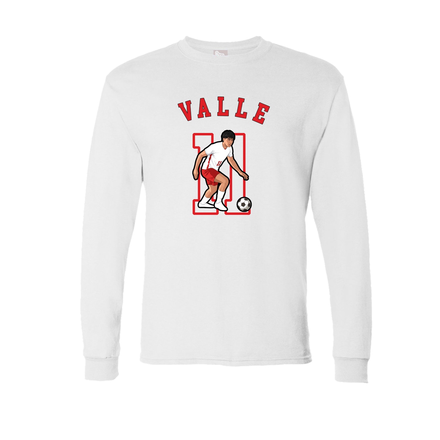 Long Sleeve Tee — Shirsey Arch in White