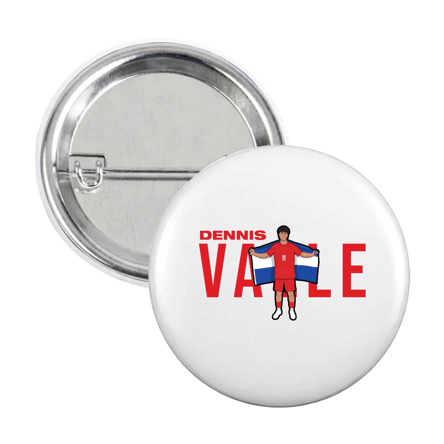 Game Day Button — Player Name in White