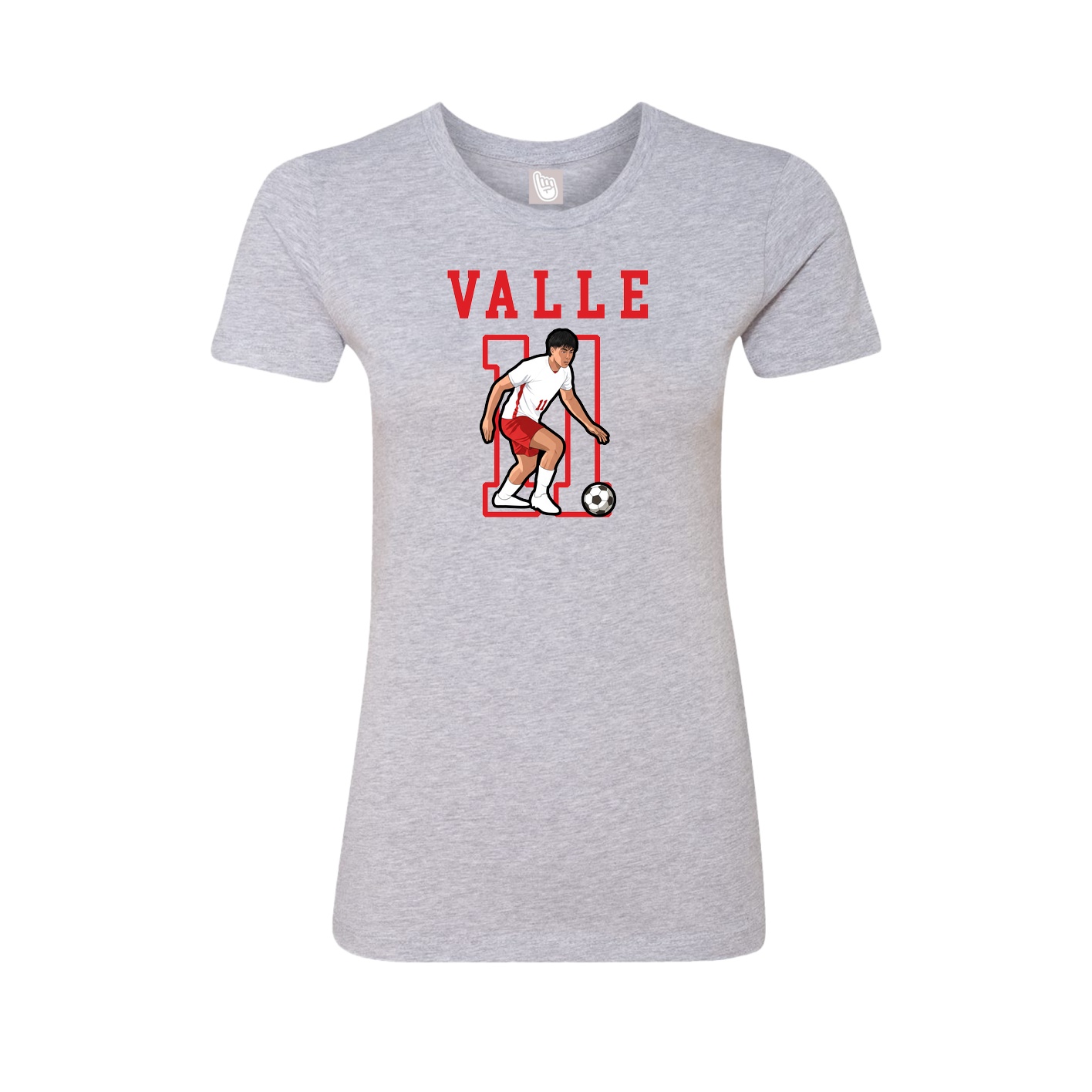 Fitted Women's Tee — Shirsey in Grey