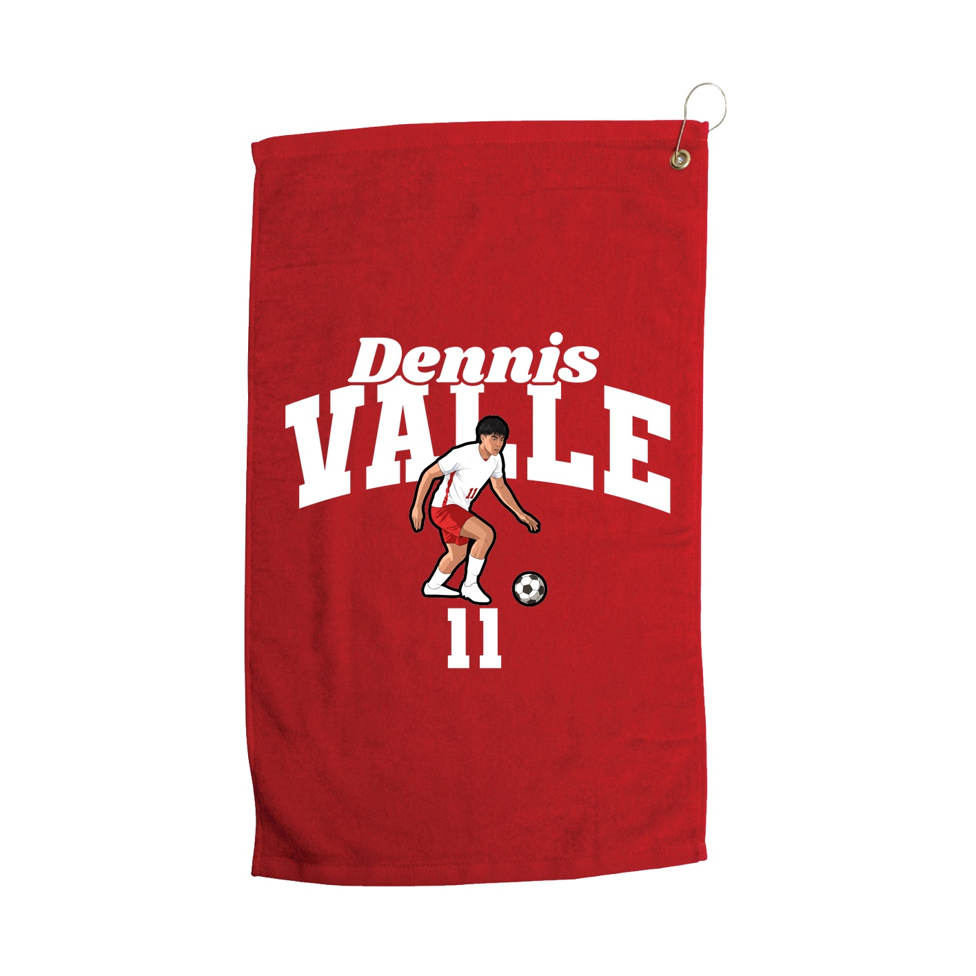 Golf Towel — Signature Arch in Red