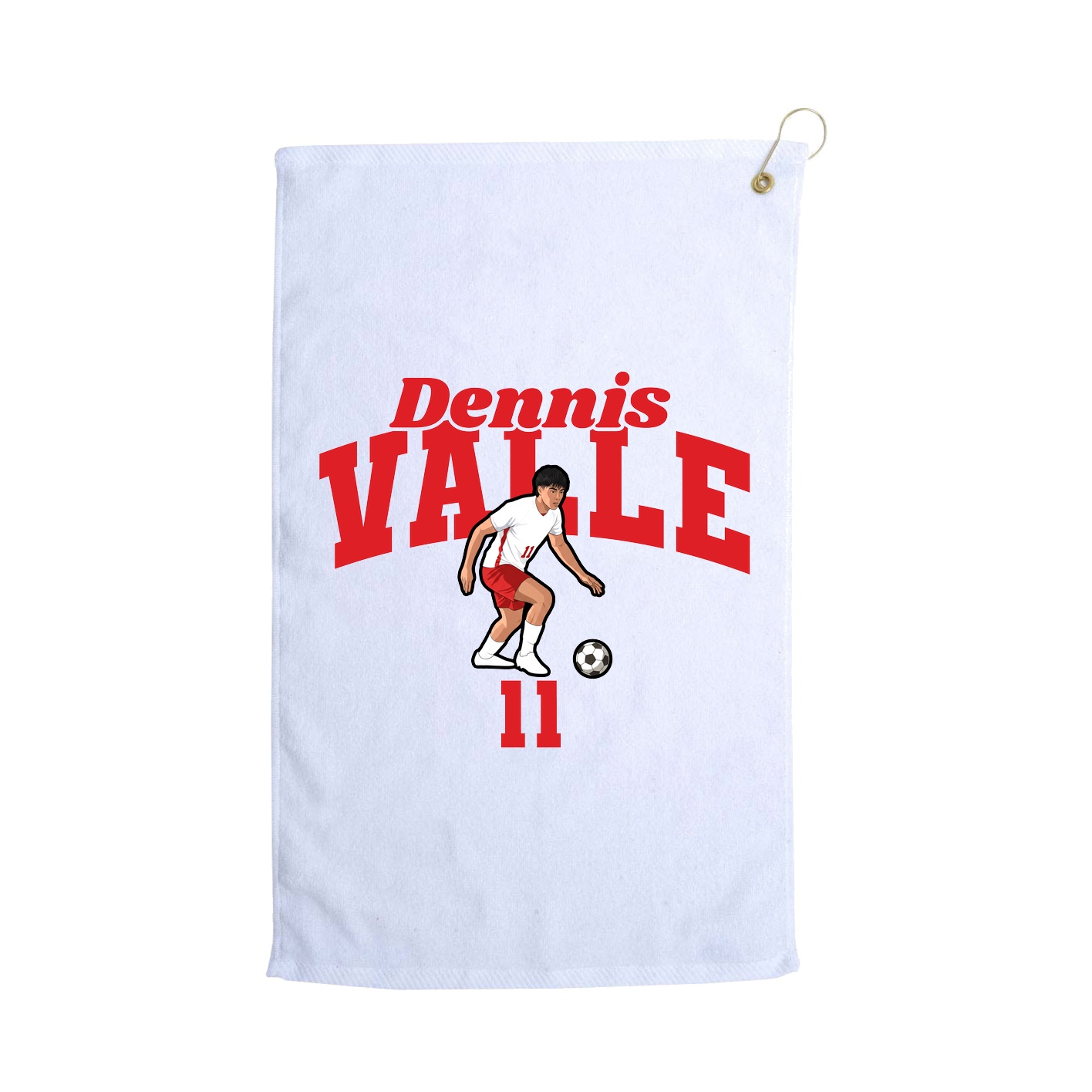 Golf Towel — Signature Arch in White