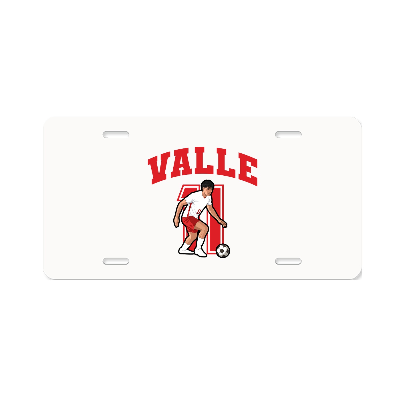 License Plate — Number in Classic