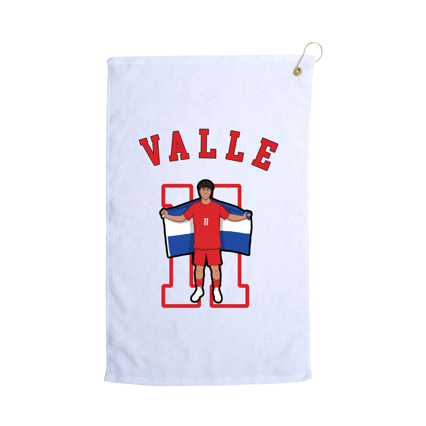 Golf Towel — Shirsey Arch in White