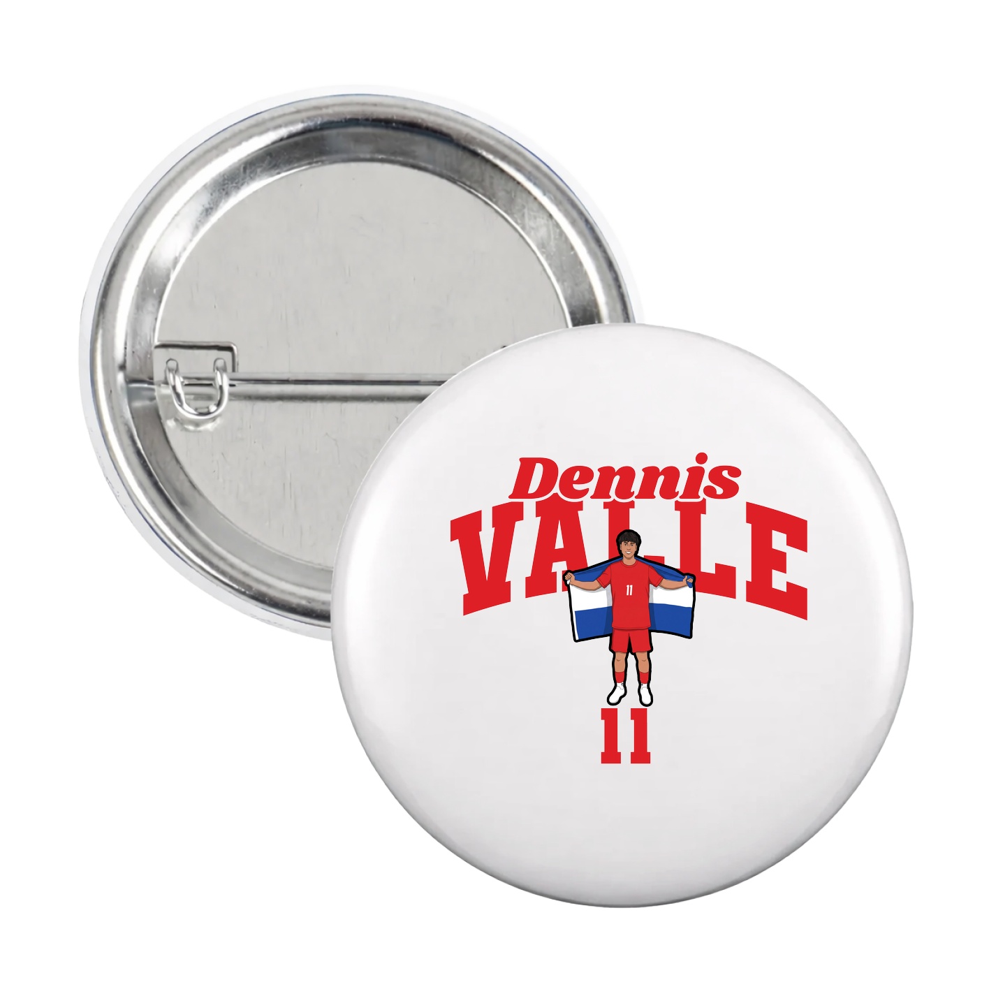 Game Day Button — Signature Arch in White